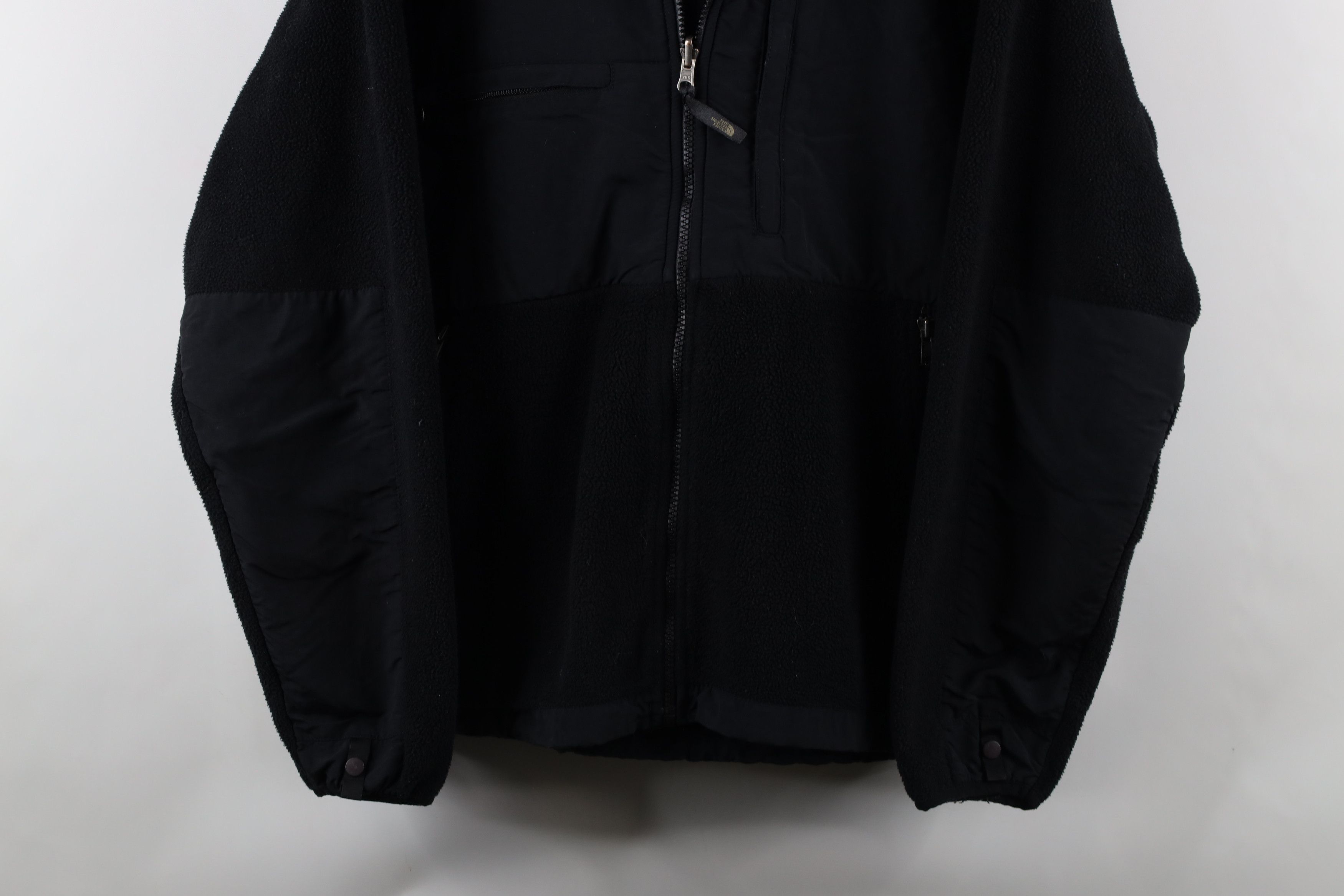 The North Face × Vintage Vintage The North Face Spell Out Denali Fleece Jacket Black Size US M / EU 48-50 / 2 - 3 Thumbnail