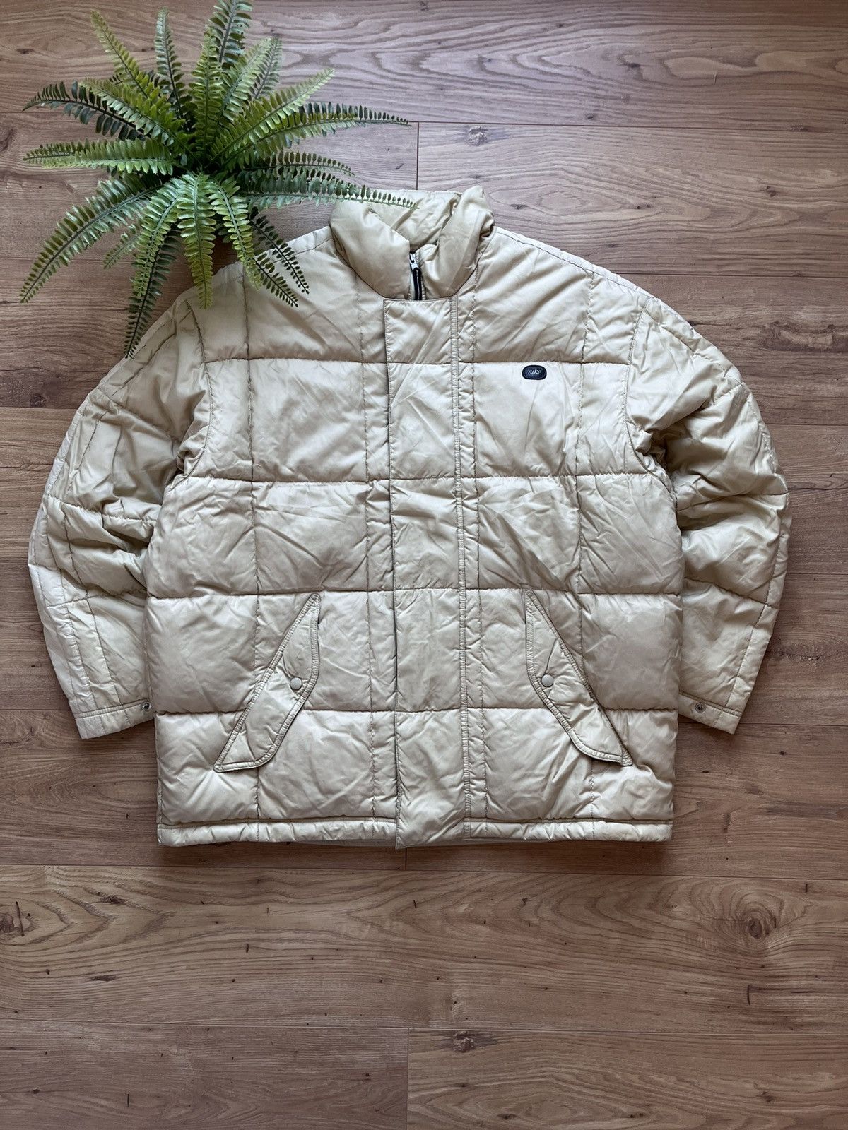 90’s NIKE SMALL LOGO RARE DOWN PUFFER JACKET RETRO SWOOSH