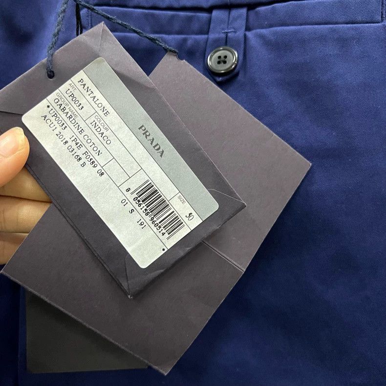 Prada Prada Blue trousers 2502-Nextarrow Size 50R - 3 Thumbnail