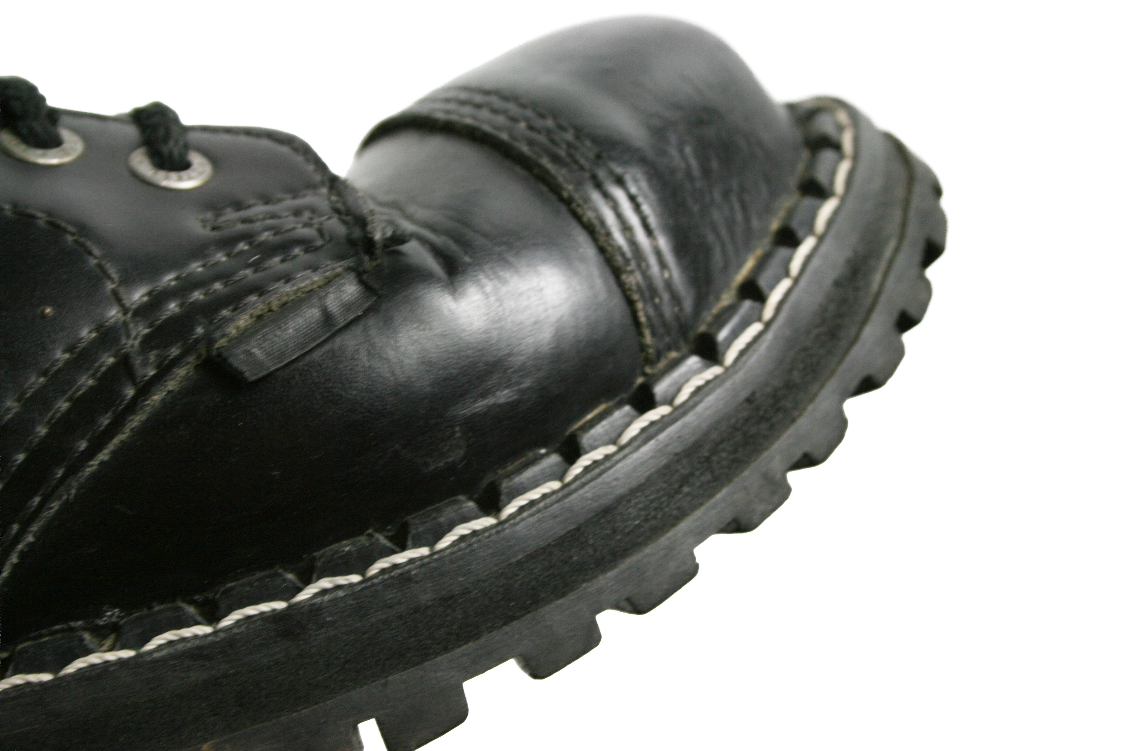 Other Steel 00S Buldozer Metal Rock Y2K High Punk Boots Vintage Size US 9 / IT 39 - 10 Thumbnail