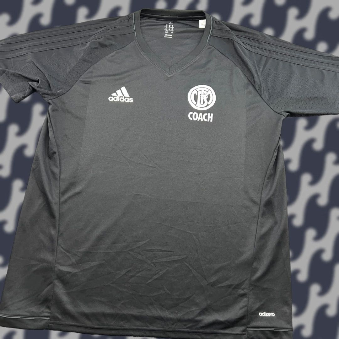 Adidas adidas TSV Turnerbund Munchen Coach Jersey Mens XL Football Shirt Black Shirt Size US XL / EU 56 / 4 - 1 Thumbnail
