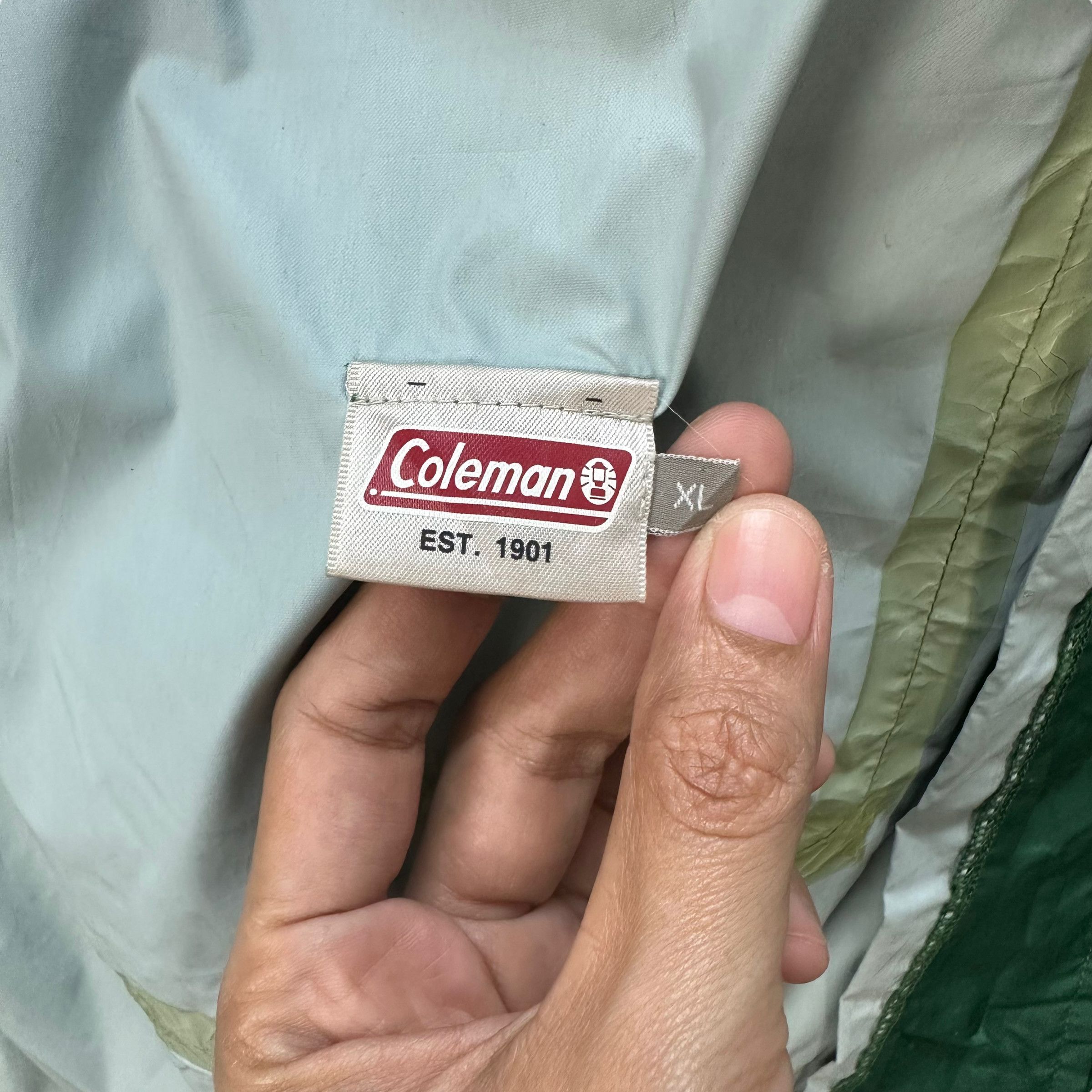 Coleman COLEMAN BIG LOGO GREEN RAIN JACKET #7469-148 Size US XL / EU 56 / 4 - 17 Thumbnail