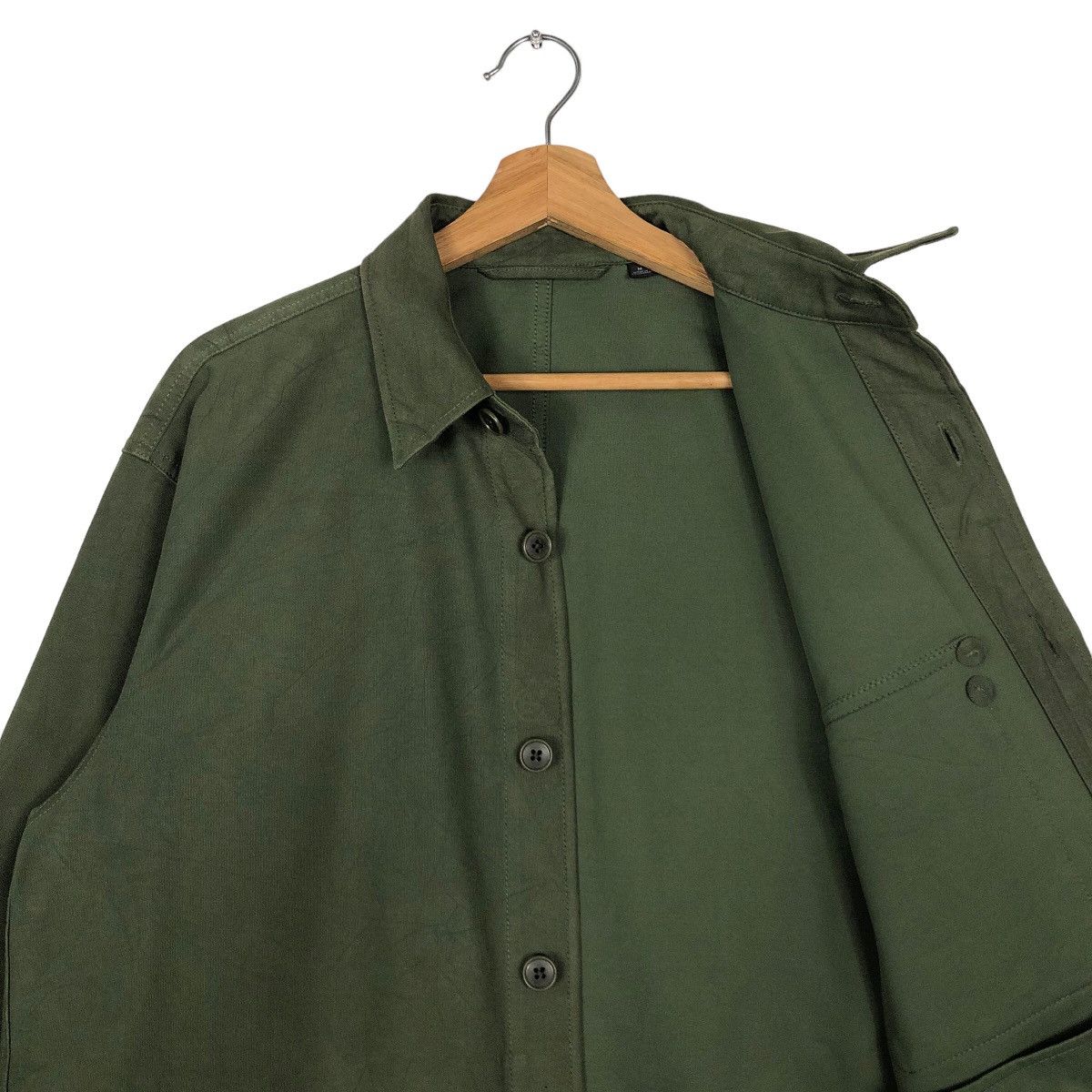 Japanese Brand 🔥Vintage Military Design Chore Jacket Uniqlo Issey Miyake Size US M / EU 48-50 / 2 - 12 Thumbnail