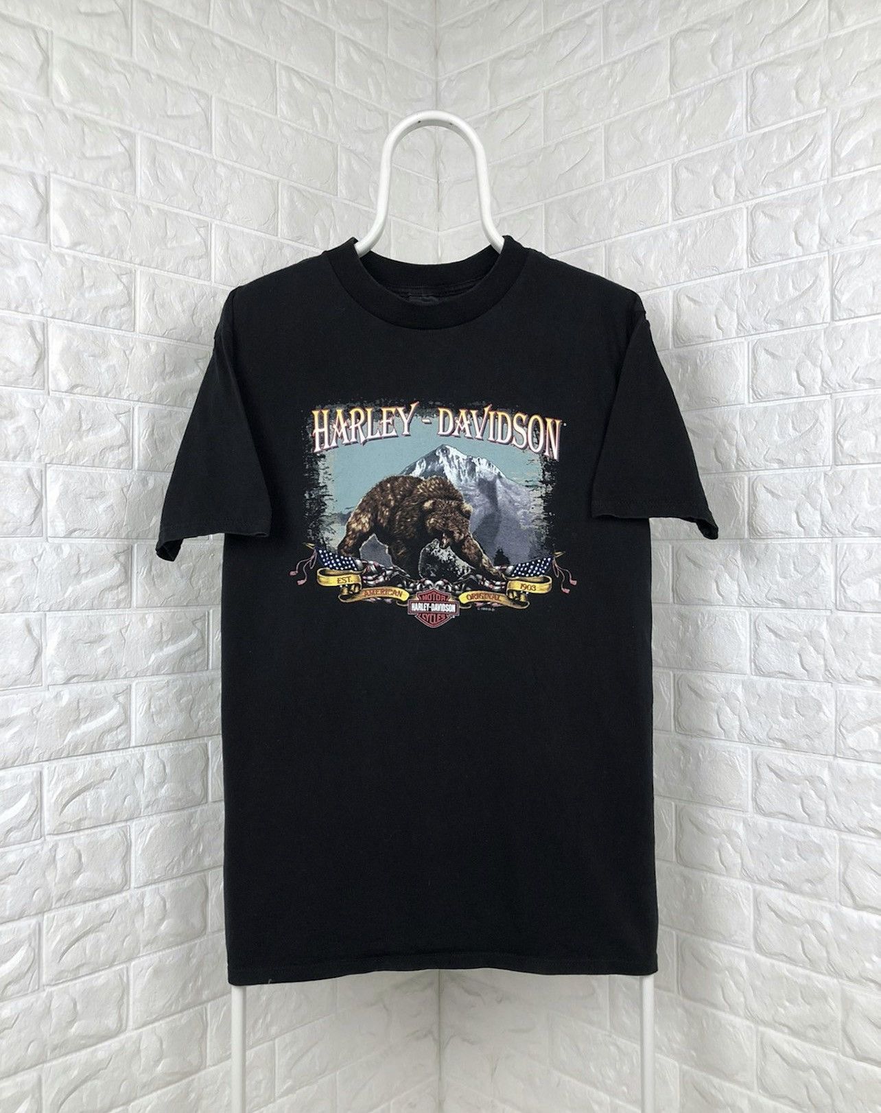 Harley Davidson × Vintage Vintage 1999 Harley Davidson Tee Size US M / EU 48-50 / 2 - 1 Thumbnail