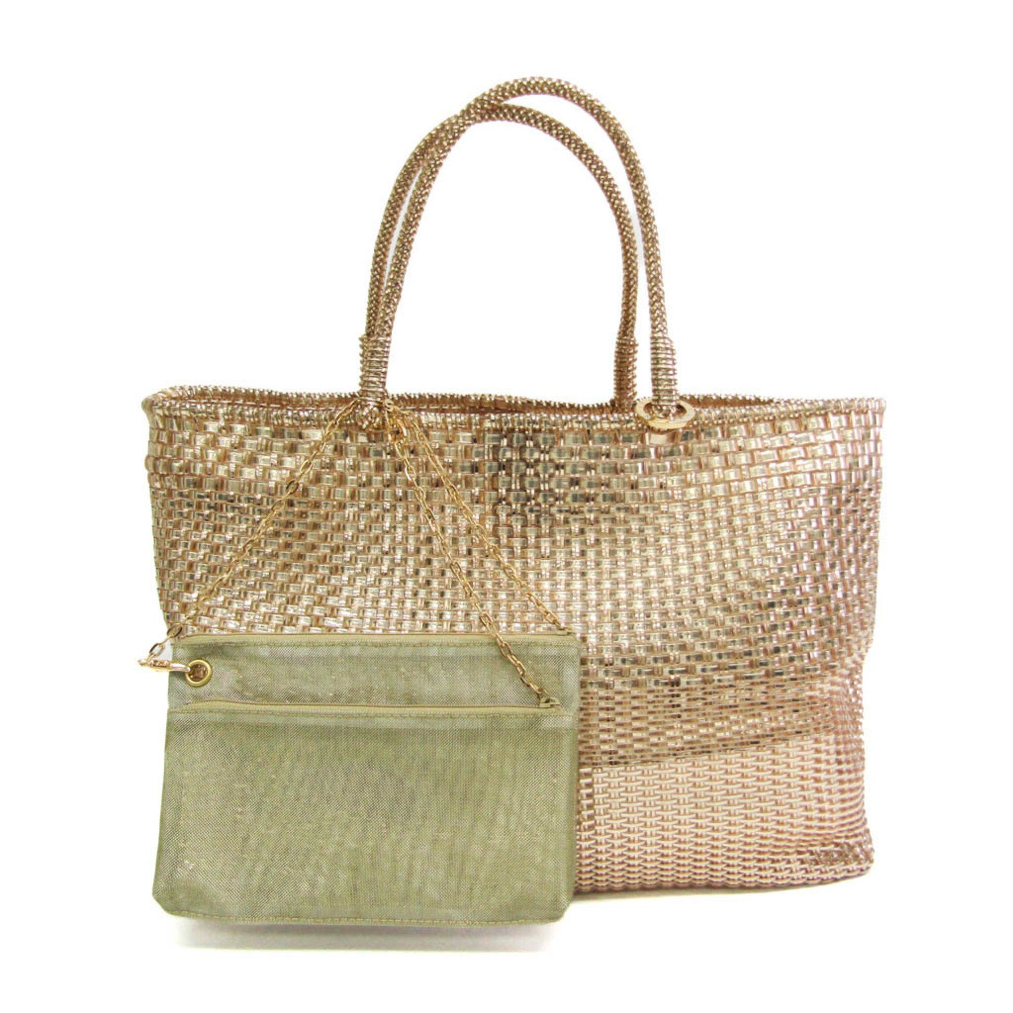 ANTEPRIMA Anteprima Intreccio Women's Wire,PVC Tote Bag Gold Size ONE SIZE - 1 Thumbnail