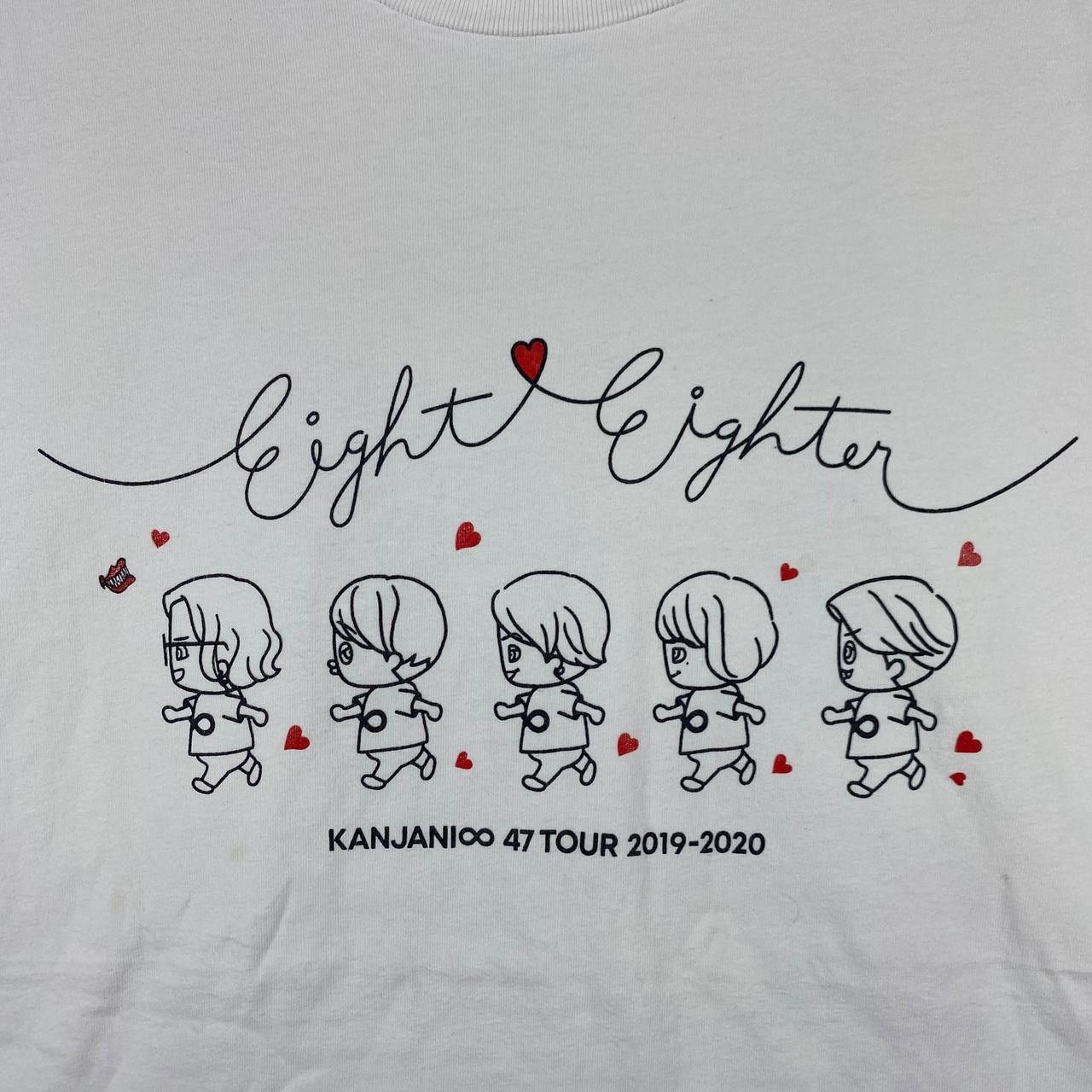 Band Tees KANJANI EIGHT Japan Boy Band 47 Tour 2019 Promo Tee Shirt Size L / US 10 / IT 46 - 3 Thumbnail