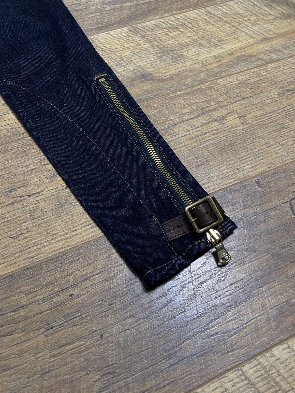 Ralph Lauren Polo Ralph Lauren Jodhpur Denim Skinny Jeans w Ankle Zips 26 Size 26" / US 2 / IT 38 - 4 Thumbnail