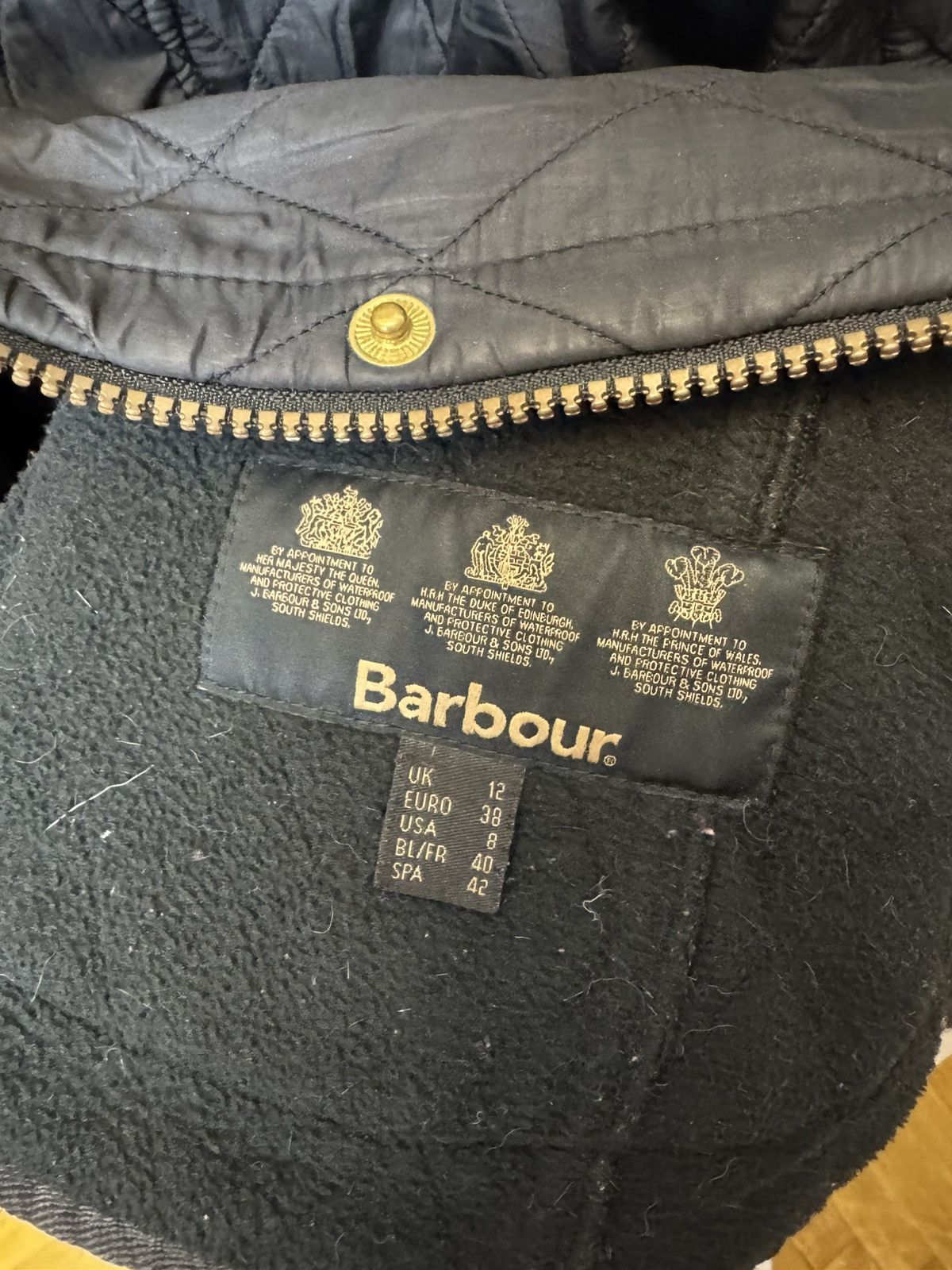 Barbour × Vintage Barbour International Quilted Jacket – Size M EU 38 / UK 12 Size M / US 6-8 / IT 42-44 - 5 Thumbnail