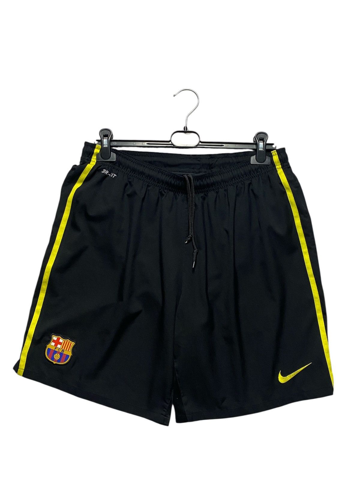 Nike Vintage Barcelona shorts Nike black rare away Size US 36 / EU 52 - 1 Thumbnail