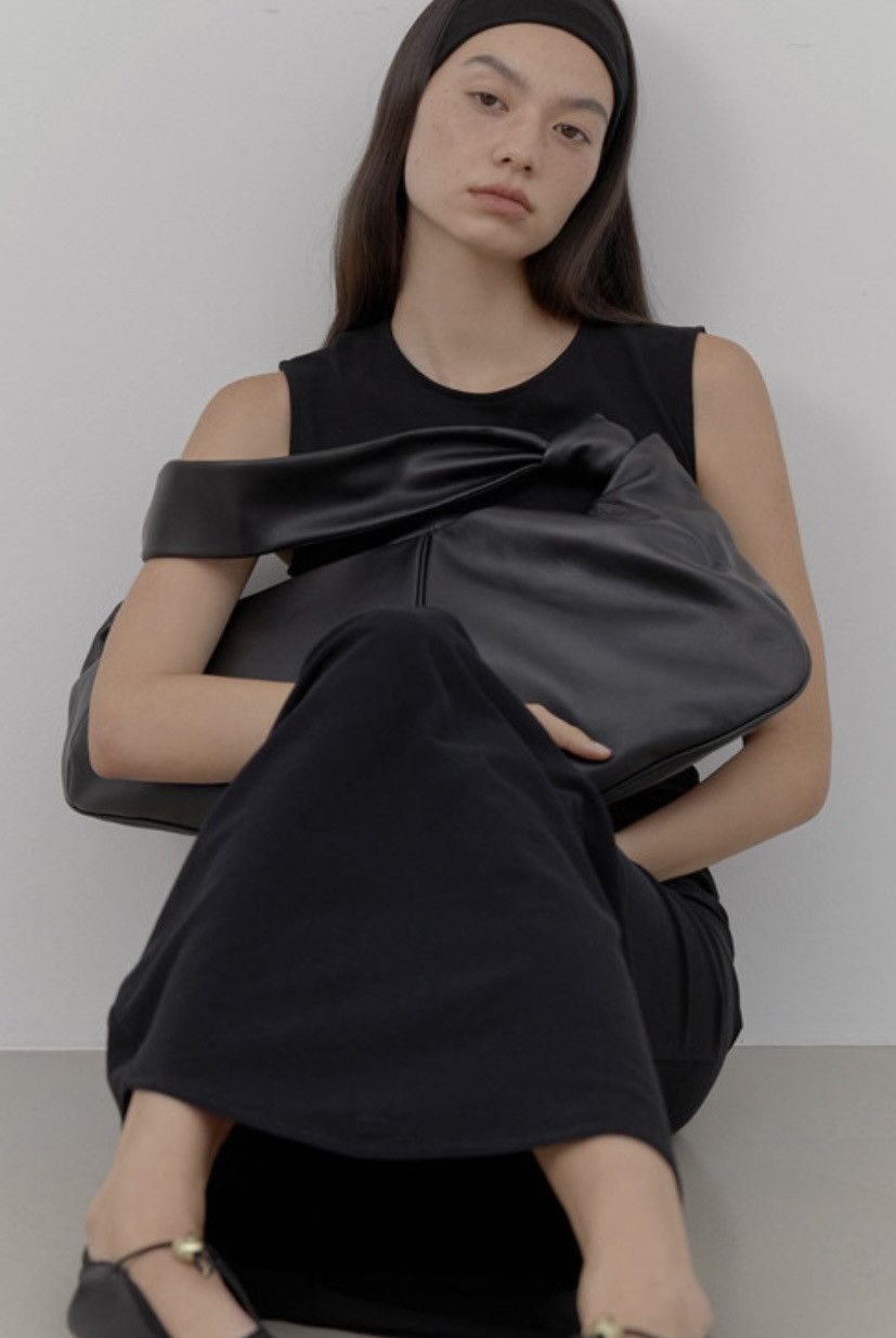 Other Archivepke Korean Sheepskin Luxury Black Large Turban Bag Size ONE SIZE - 4 Thumbnail
