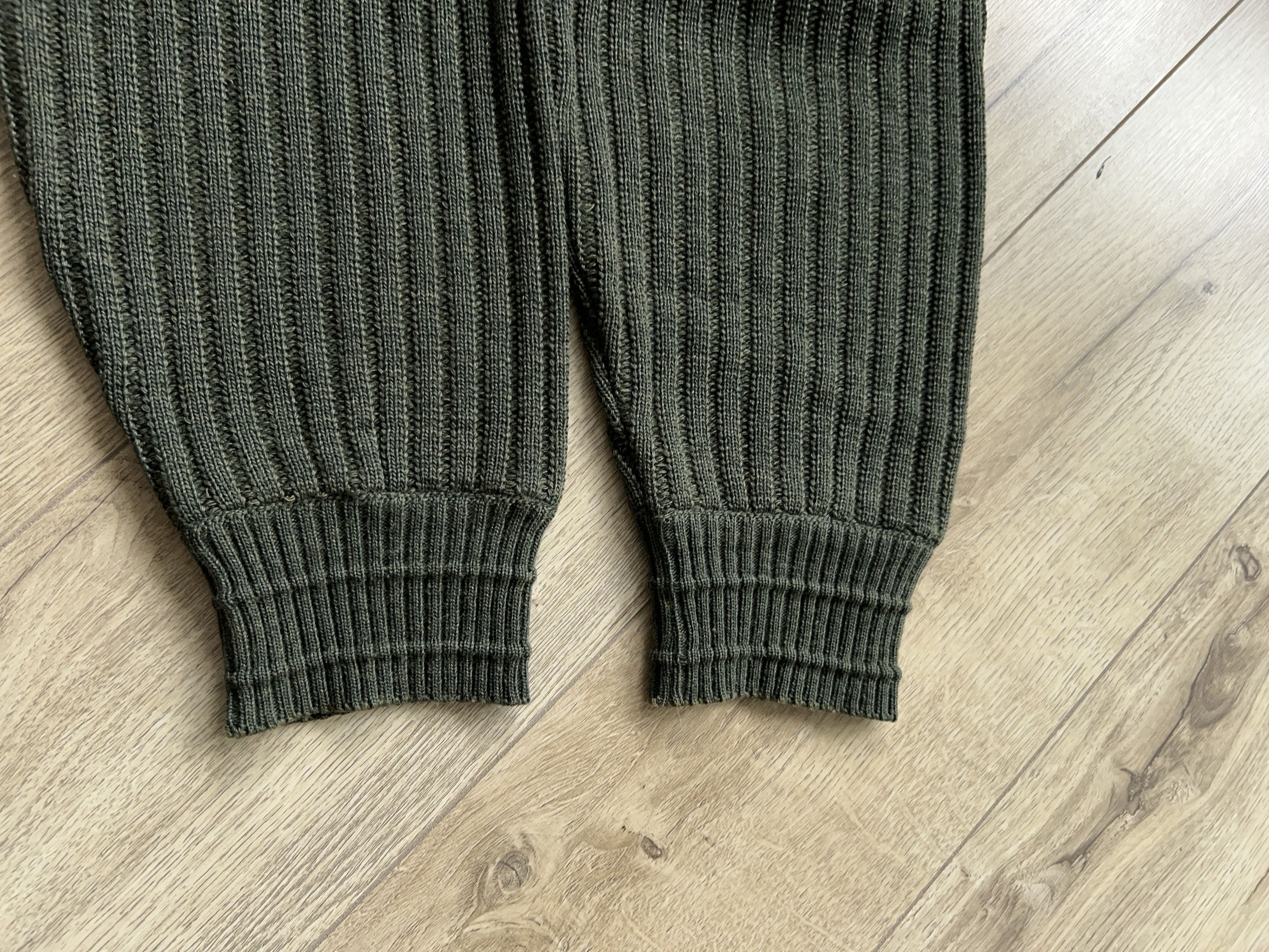 Carlo Colucci × Vintage Mens 1990s Mens Carlo Colucci Sweater Pullover V Neck Green Size US L / EU 52-54 / 3 - 9 Thumbnail