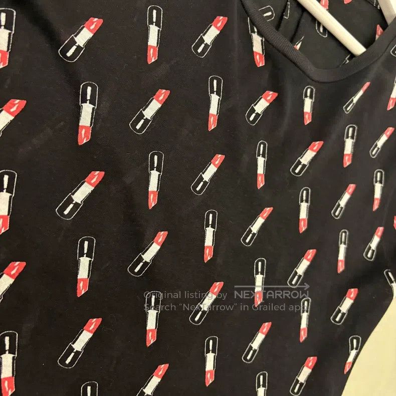 Saint Laurent Paris Saint Laurent Paris Lipstick Motif Short-Sleeve Shirt Size US S / EU 44-46 / 1 - 2 Thumbnail