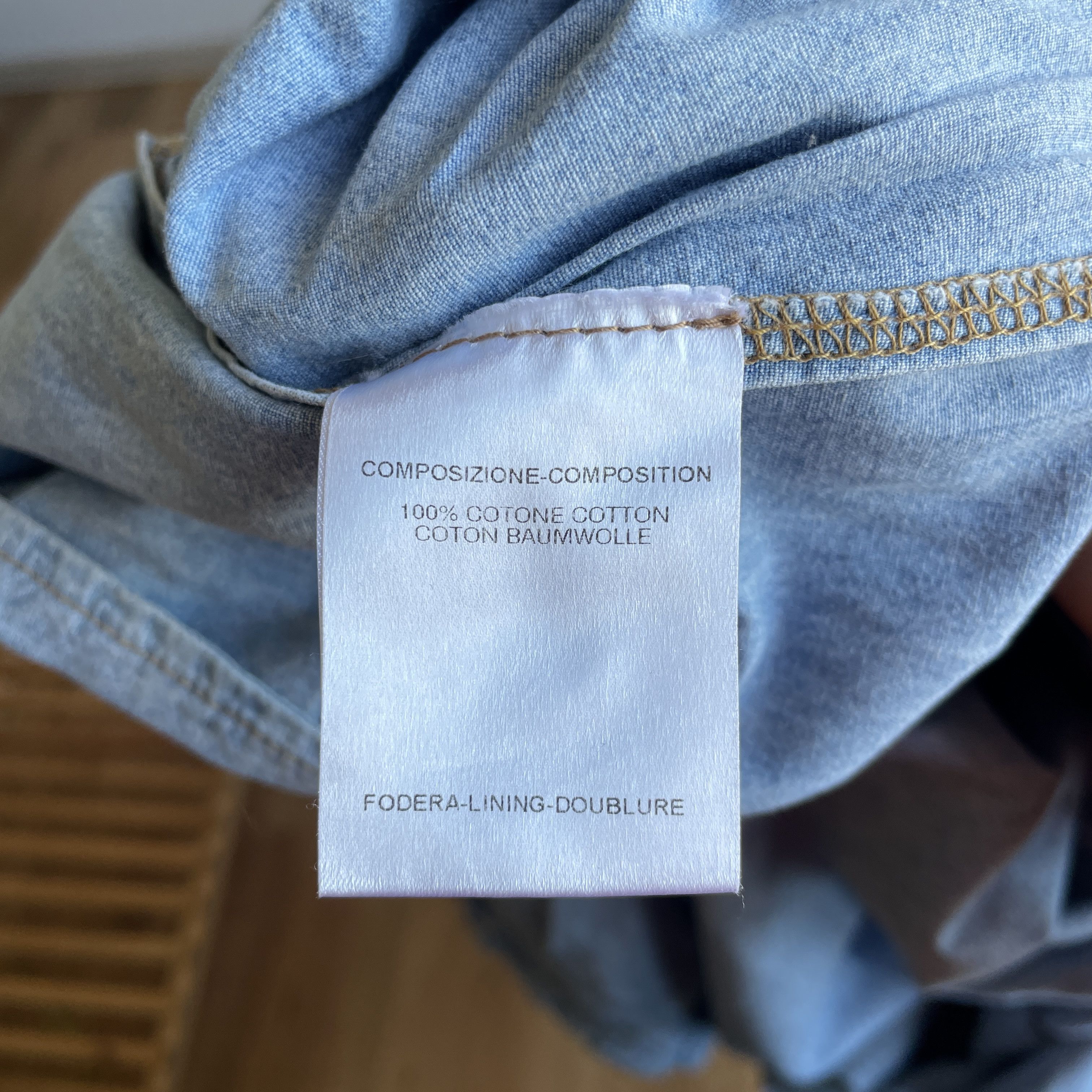 Stella McCartney Stella McCartney 2004 Womens Denim Trench Coat Size IT 42 Size M / US 6-8 / IT 42-44 - 14 Thumbnail