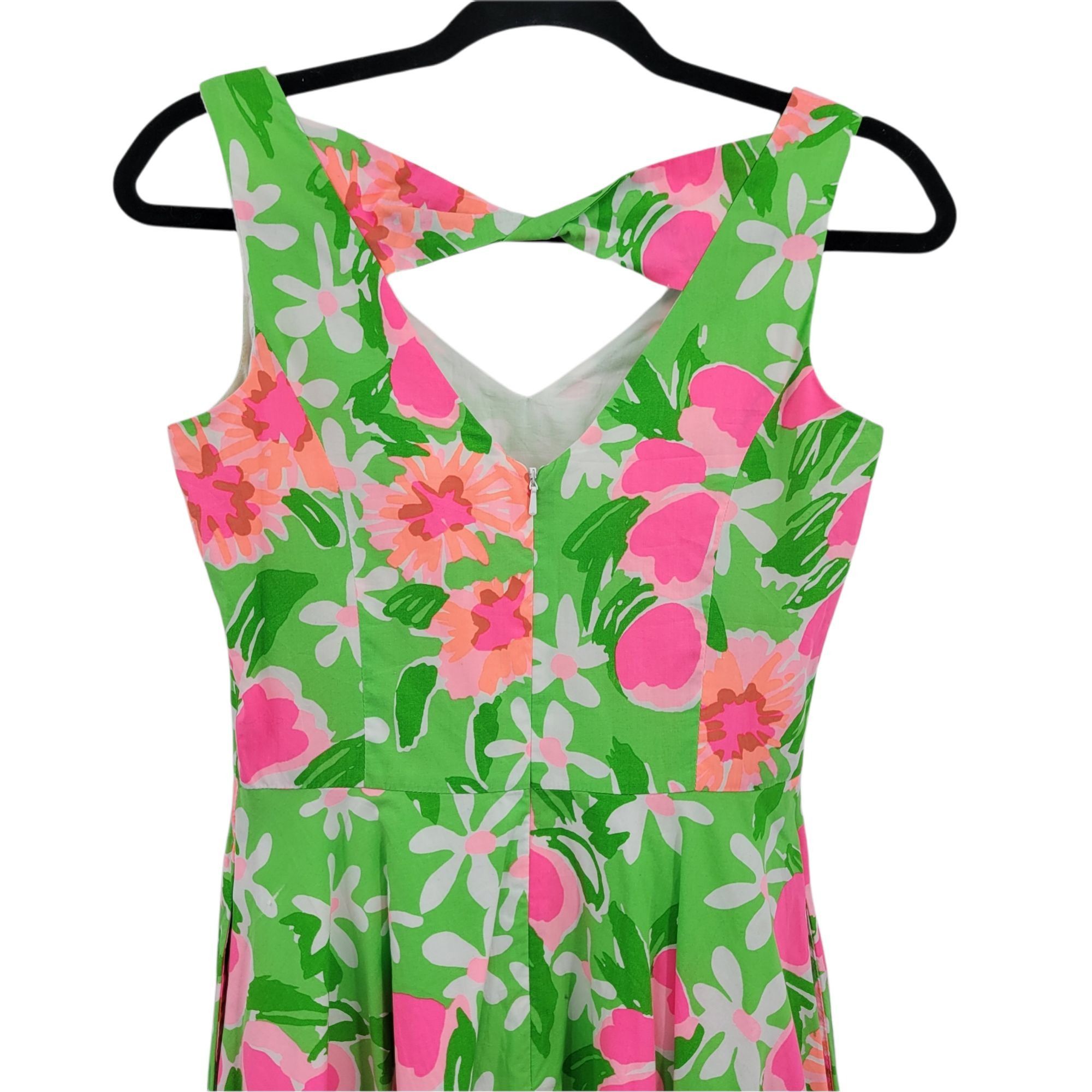 Lilly Pulitzer Lilly Pulitzer 80's Everything Nice Freja' Floral Fit & Flar Size XS / US 0-2 / IT 36-38 - 7 Thumbnail