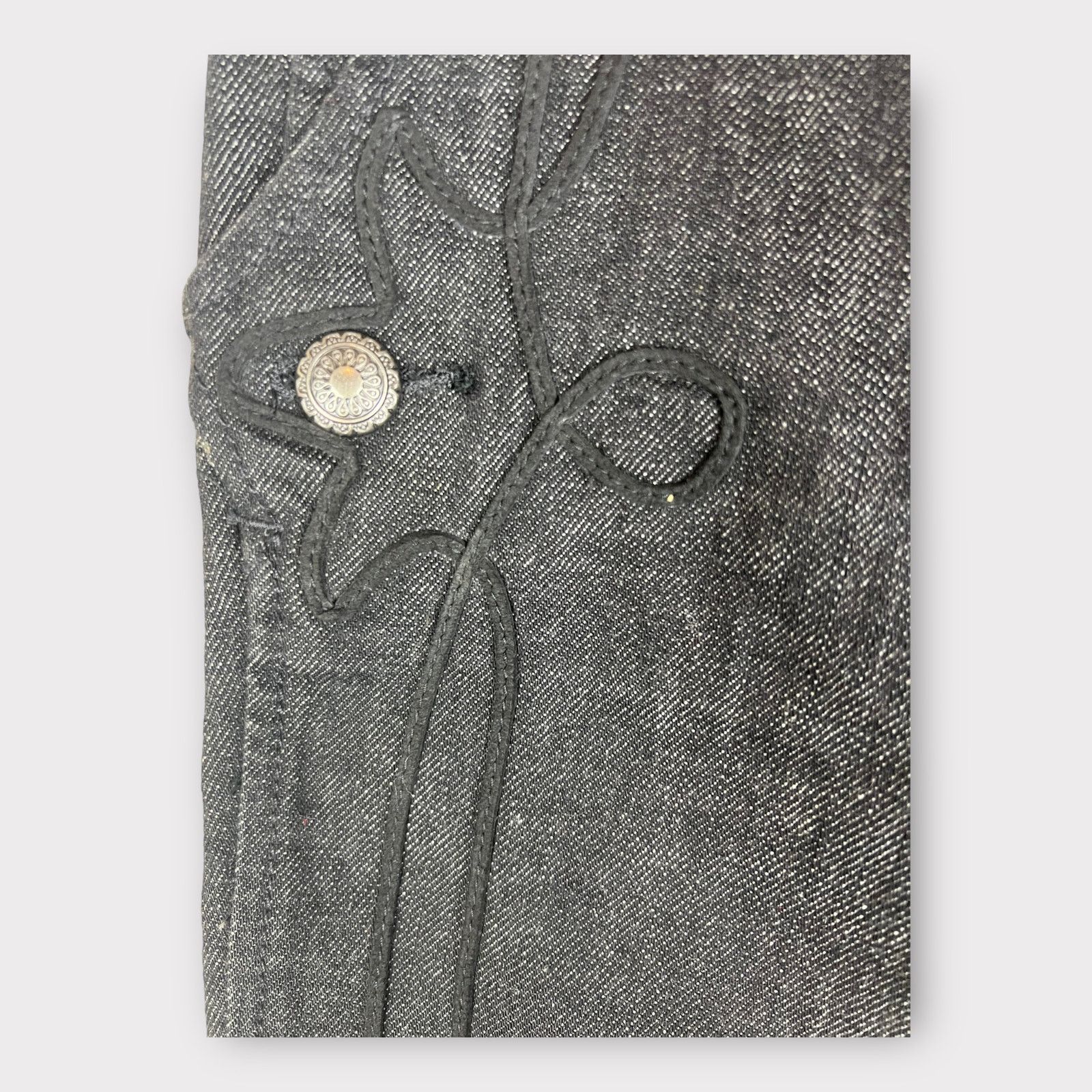 Express Express | Vintage Y2K Embellished Ultra Low Rise Jeans | 2 Size 26" / US 2 / IT 38 - 3 Thumbnail