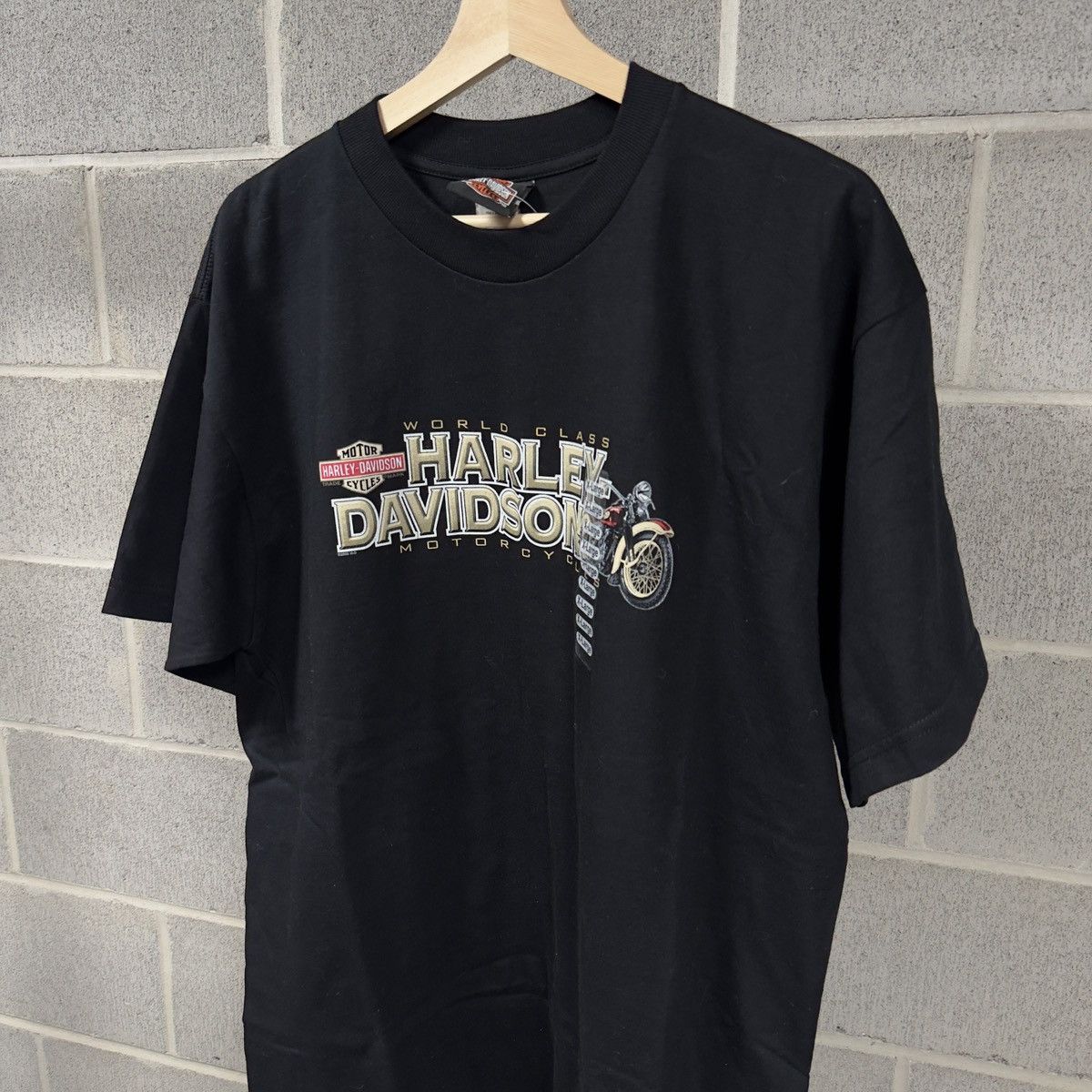 Harley Davidson Vintage Harley Davidson Made in USA Logo Shirt Biker WCC Size US XL / EU 56 / 4 - 2 Thumbnail