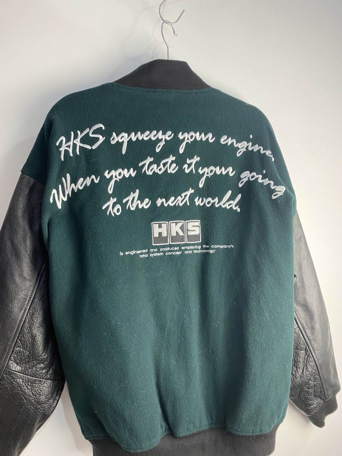 Japanese Brand 90s HKS Motorsport Varsity Jacket Size US L / EU 52-54 / 3 - 11 Thumbnail
