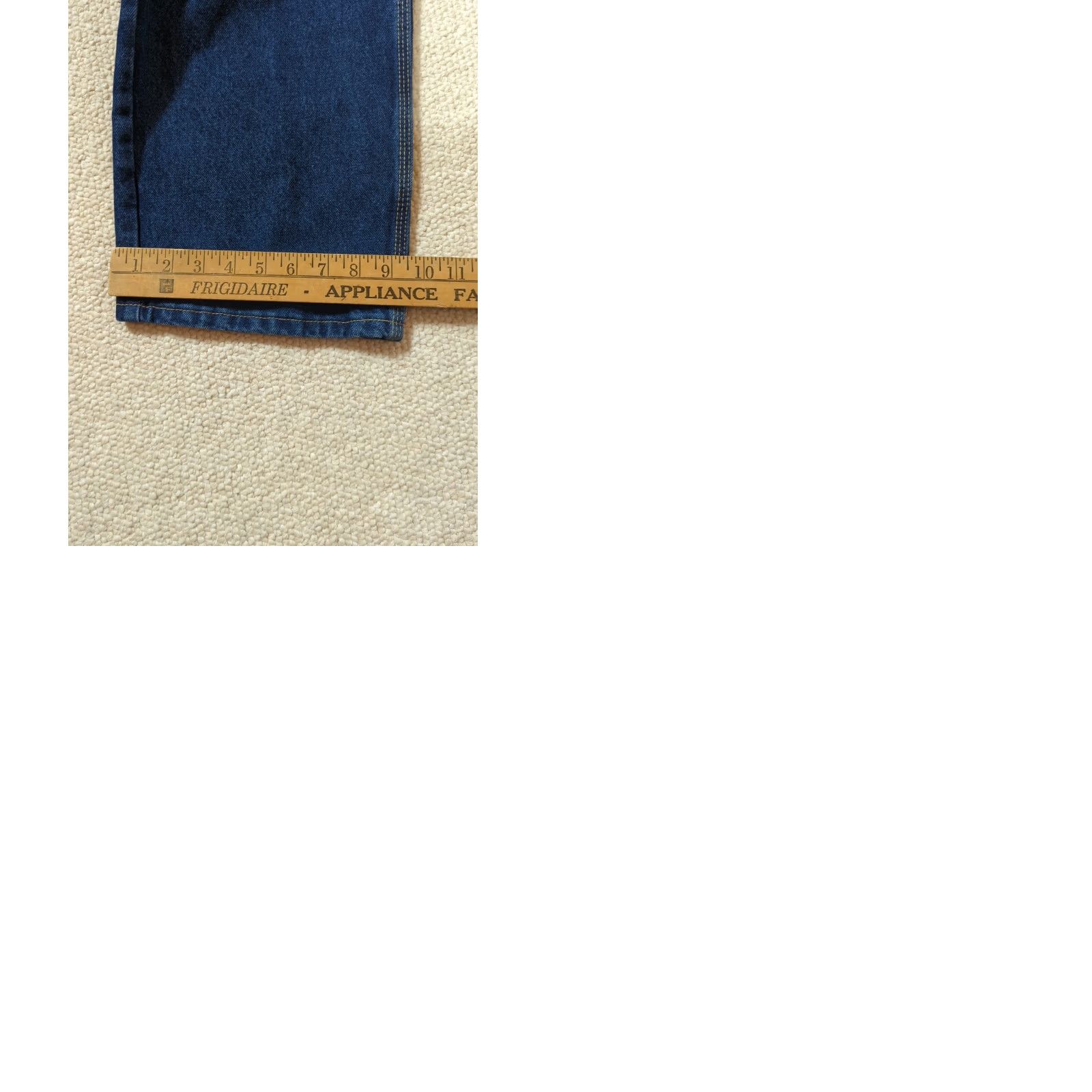 Wrangler Wrangler Riggs Workwear Jeans Men 40 x 34 Denim Blue Relaxed Fit 5-Pocket Zipper Fly Workwear Solid Dark Wash Mens Size US 40 / EU 56 - 10 Thumbnail