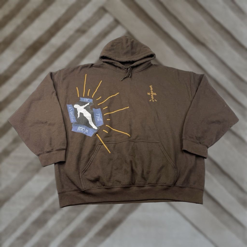 Travis Scott Travis Scott Hoodie Sweatshirt Not For Decoding Highest In The Room Brown XL Men Size US XL / EU 56 / 4 - 1 Thumbnail