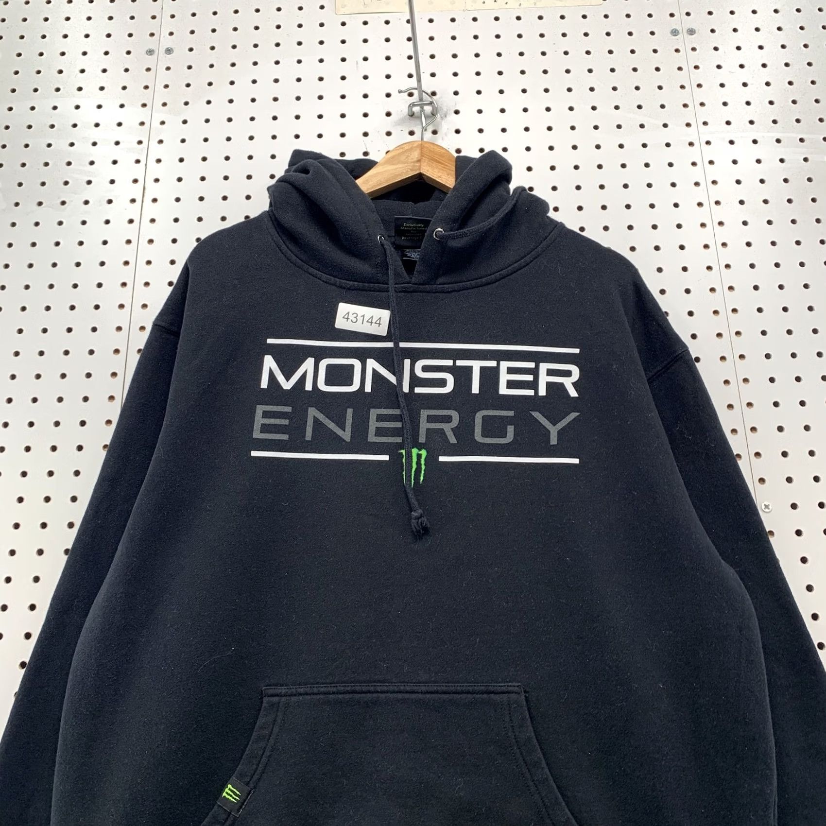 Vintage Monster Energy Hoodie Sweatshirt Mens XL Black Long Sleeve Pullover Size US XL / EU 56 / 4 - 2 Thumbnail