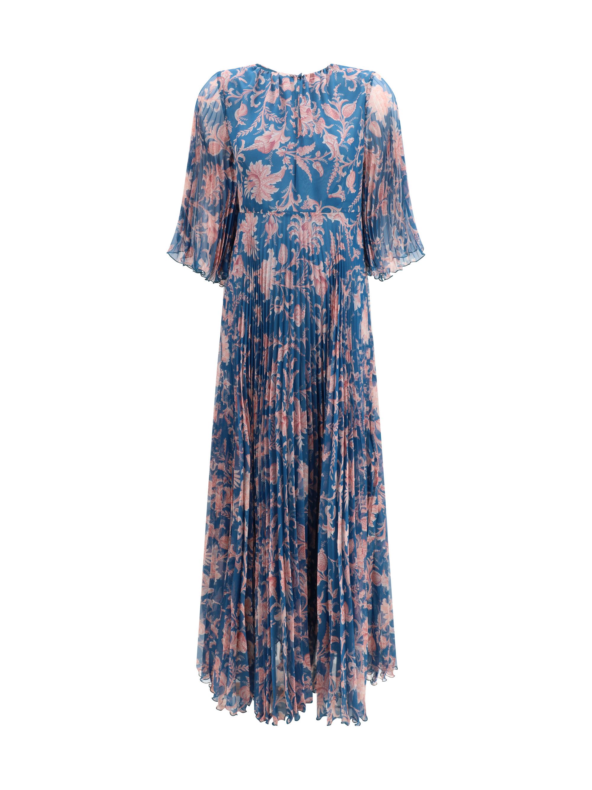 Etro Maxi pleated Dress with flared sleeves Size M / US 6-8 / IT 42-44 - 1 Thumbnail