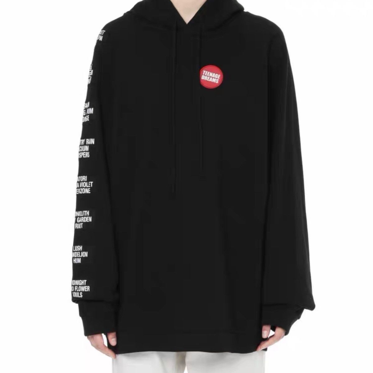 Raf Simons Sz S Raf Simons 21SS Slogan Patch Hoodie mojos45154 Size US S / EU 44-46 / 1 - 4 Thumbnail
