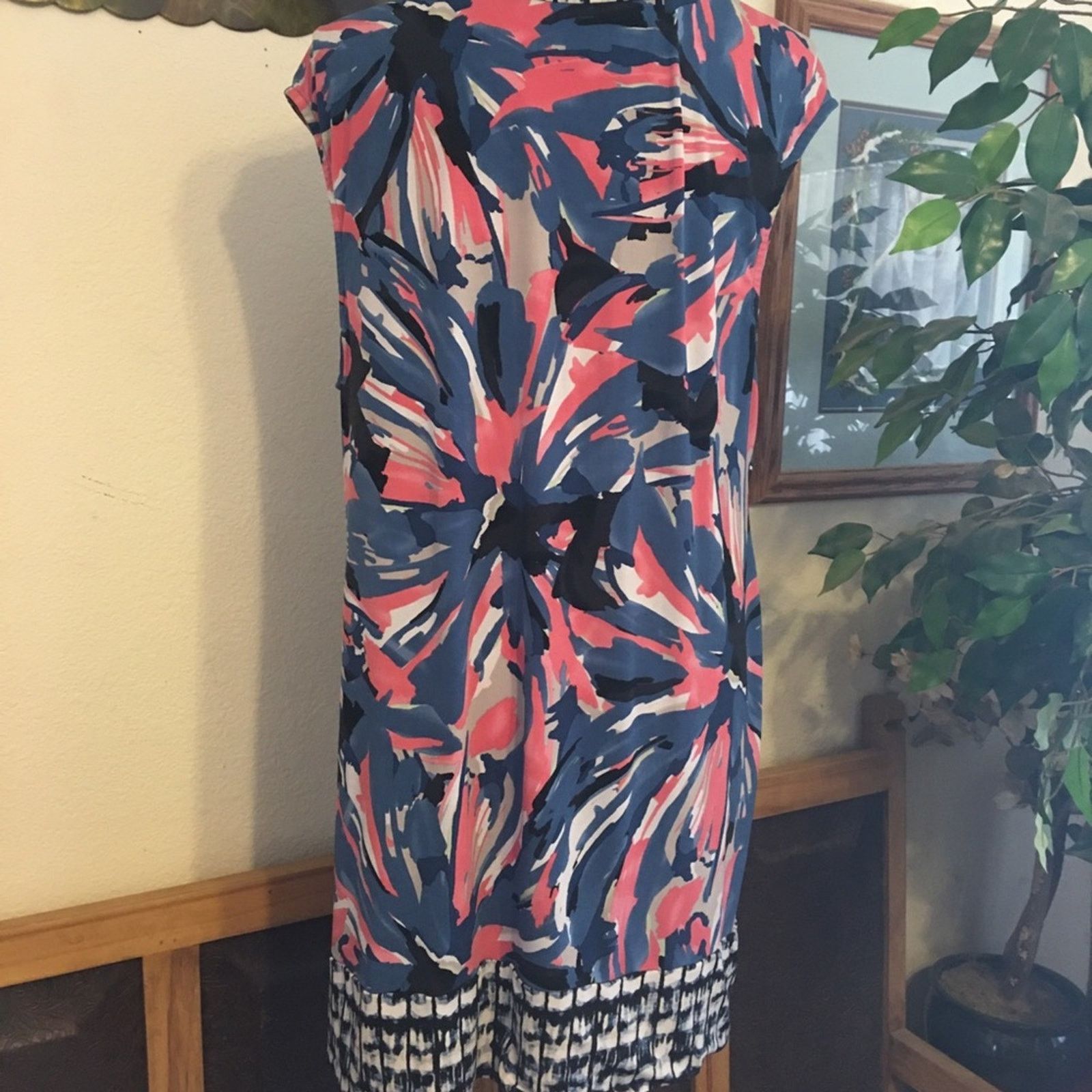 Alfani Alfani wild print tunic top dress XL Size XL / US 12-14 / IT 48-50 - 5 Thumbnail