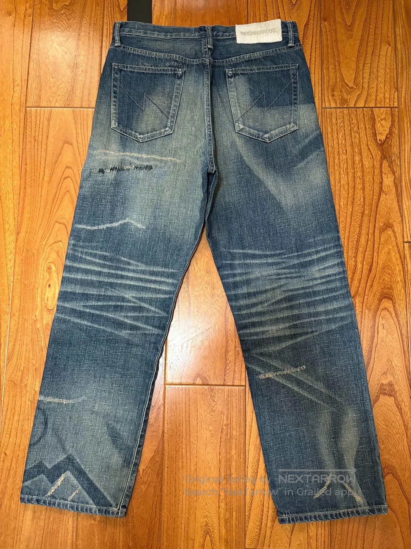 Neighborhood neighborhood savage denim distressed jeans. Size US 42 / EU 58 - 2 Thumbnail