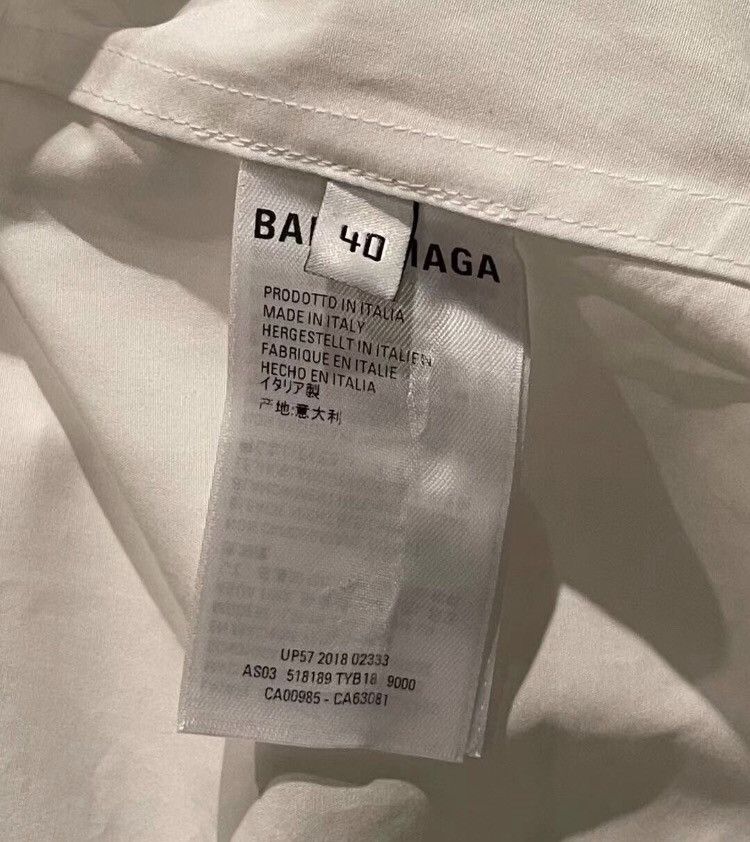 Balenciaga Balenciaga long sleeved white shirt2412-Nextarrow Size US M / EU 48-50 / 2 - 4 Thumbnail