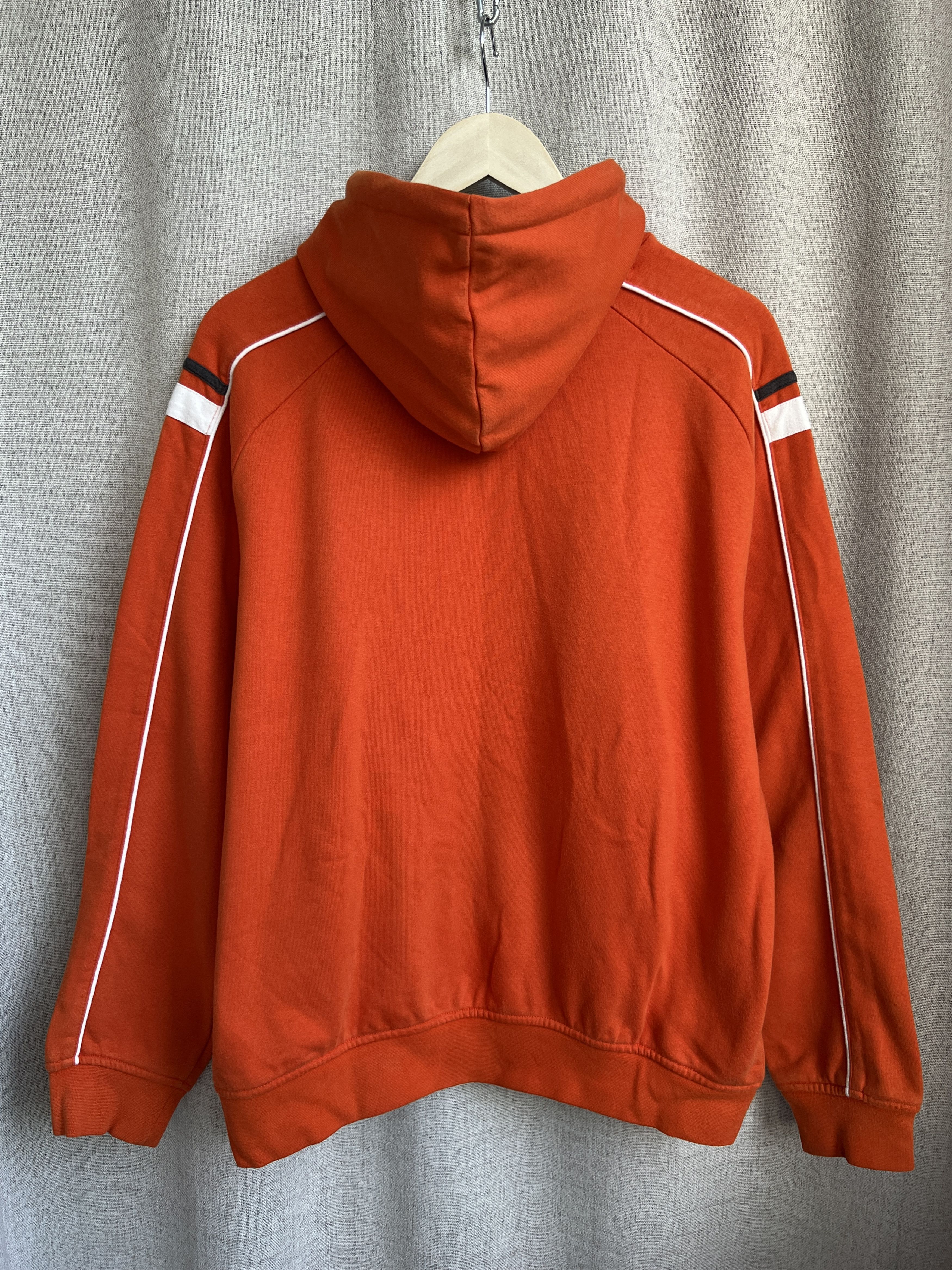 Nike Vintage Y2K Nike Big Logo Box Fit Orange Hoodie Size US M / EU 48-50 / 2 - 4 Thumbnail