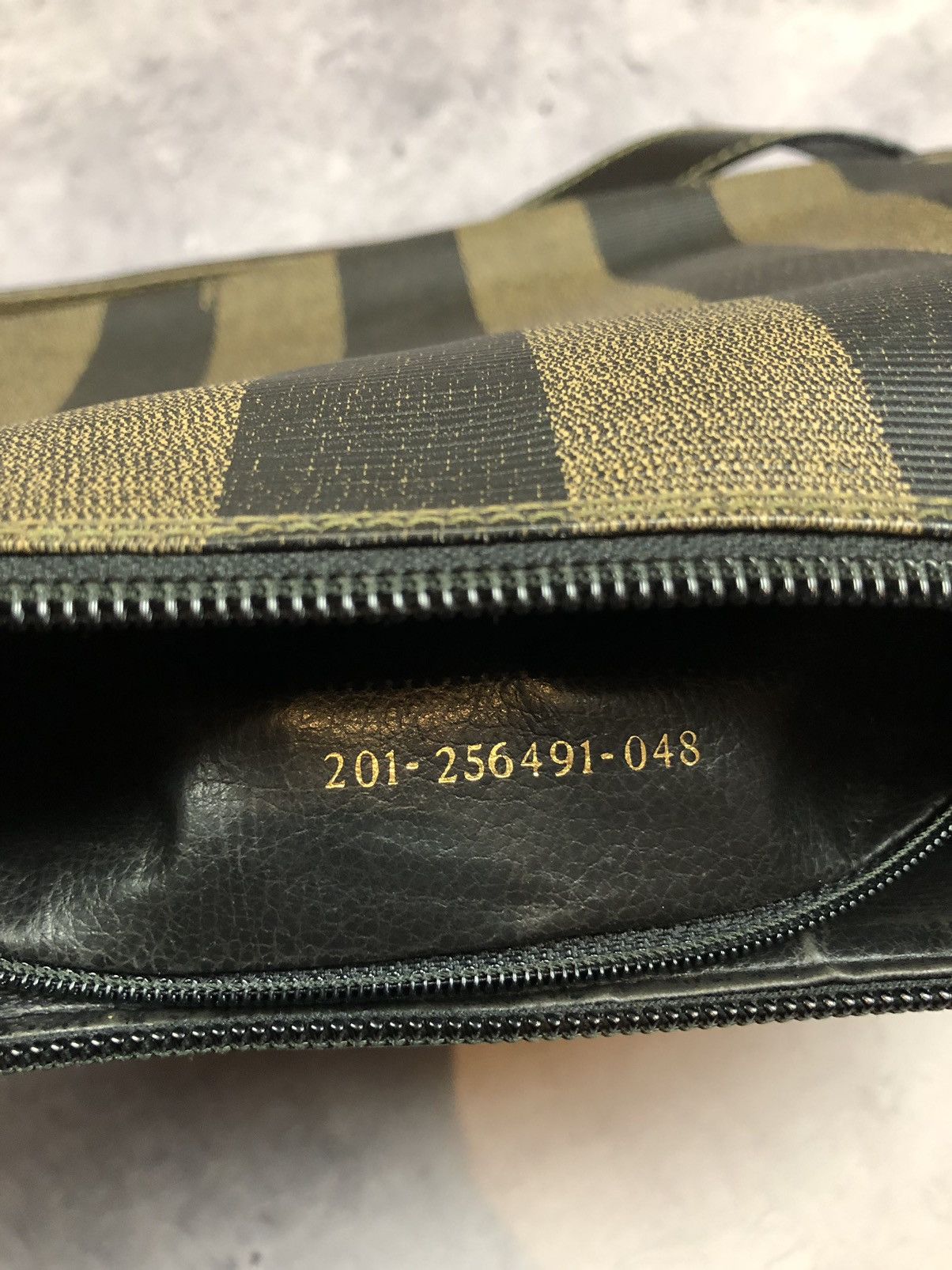 Fendi Fendi Vintage Pequin Stripe Crossbody Bag Brown Size ONE SIZE - 15 Thumbnail
