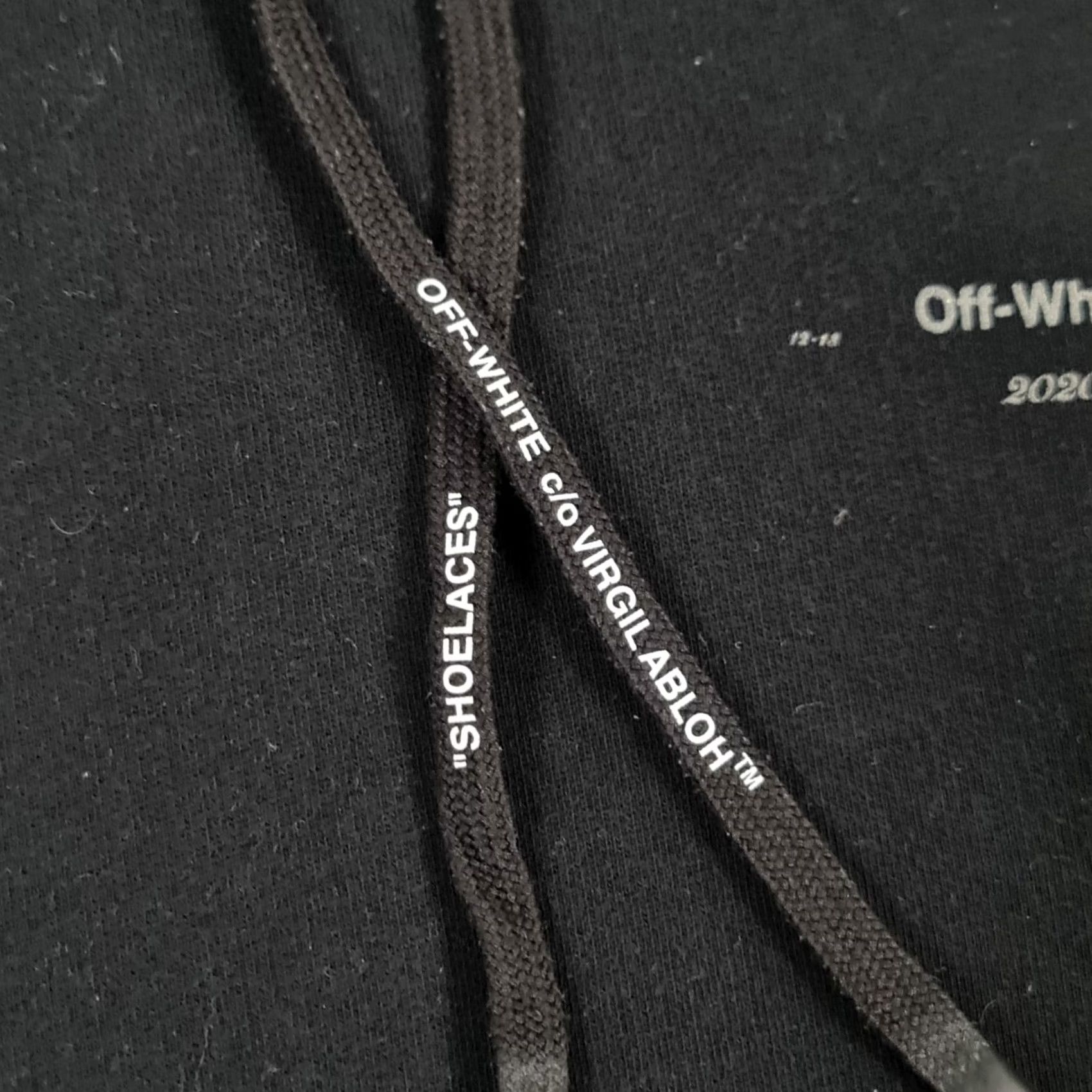 Off-White Off-White Hoodie Black XXS Diag Backbone Cotton Pullover Logo Front Kangaroo Pocket Regular Fit Mens Shirts Size US XXS / EU 40 - 7 Thumbnail