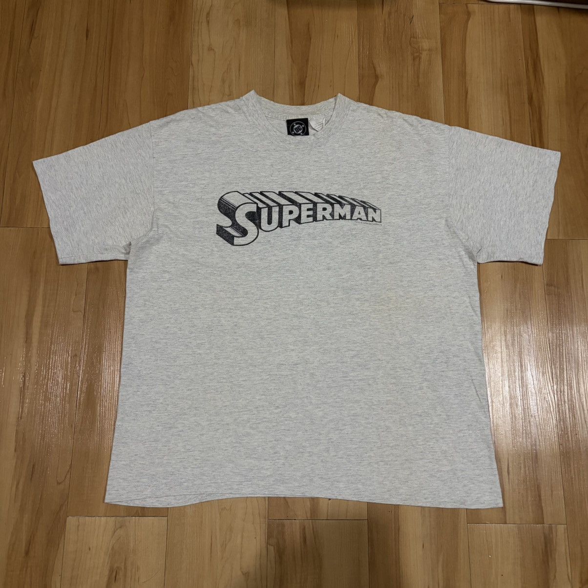 DC Comics Vintage 1996 dc comics superman logo t-shirt Size US XL / EU 56 / 4 - 1 Thumbnail