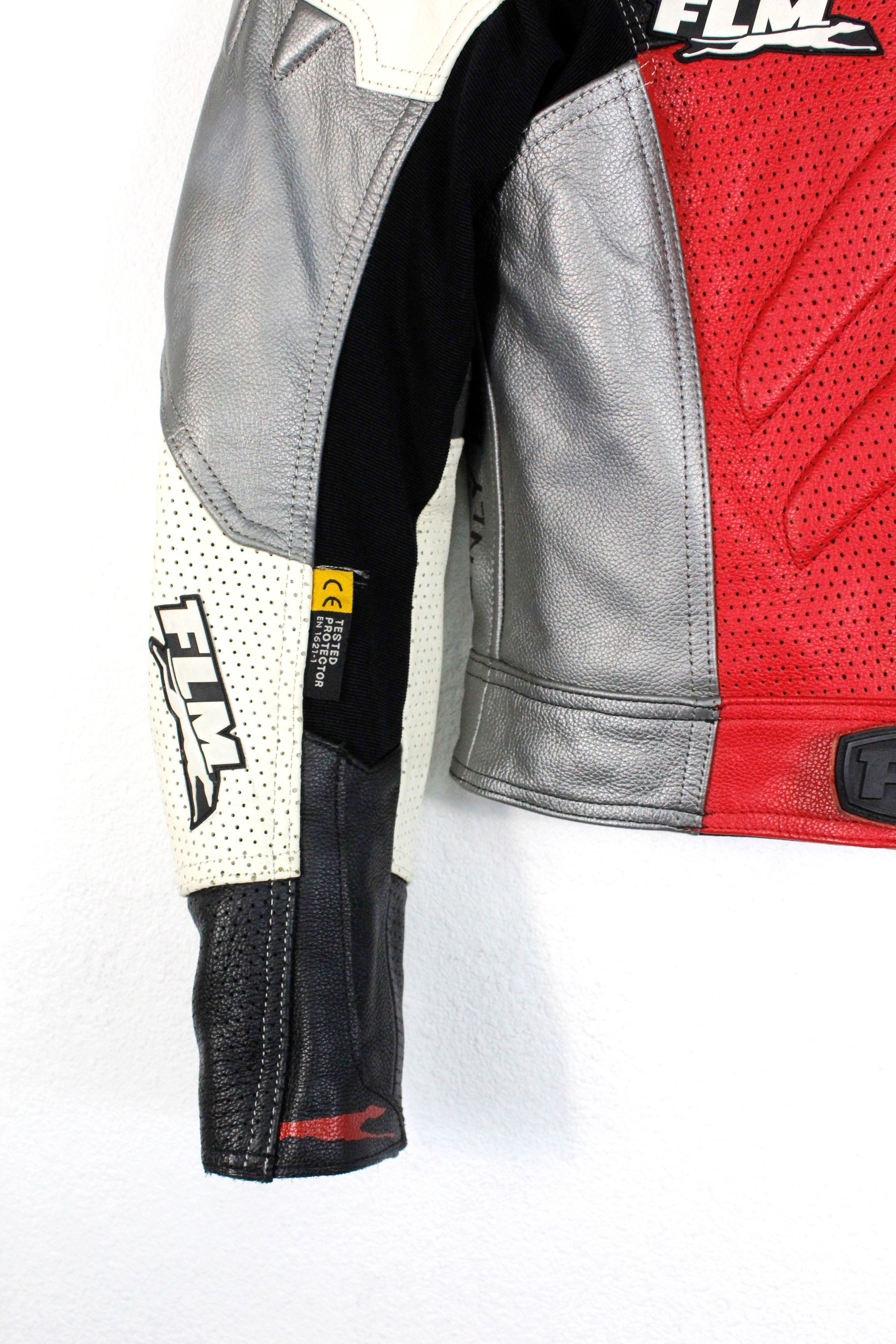 Leather Womens FLM POLO Nexo Racing Motocycle Leather Jacket Size XS / US 0-2 / IT 36-38 - 4 Thumbnail