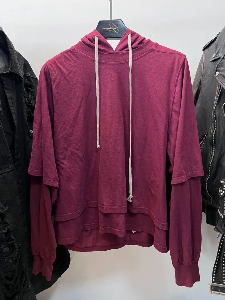 Rick Owens Rick Owens Rick Owens DRKSHDW Two-Piece Hoodie-2507 Size US M / EU 48-50 / 2 - 1 Thumbnail