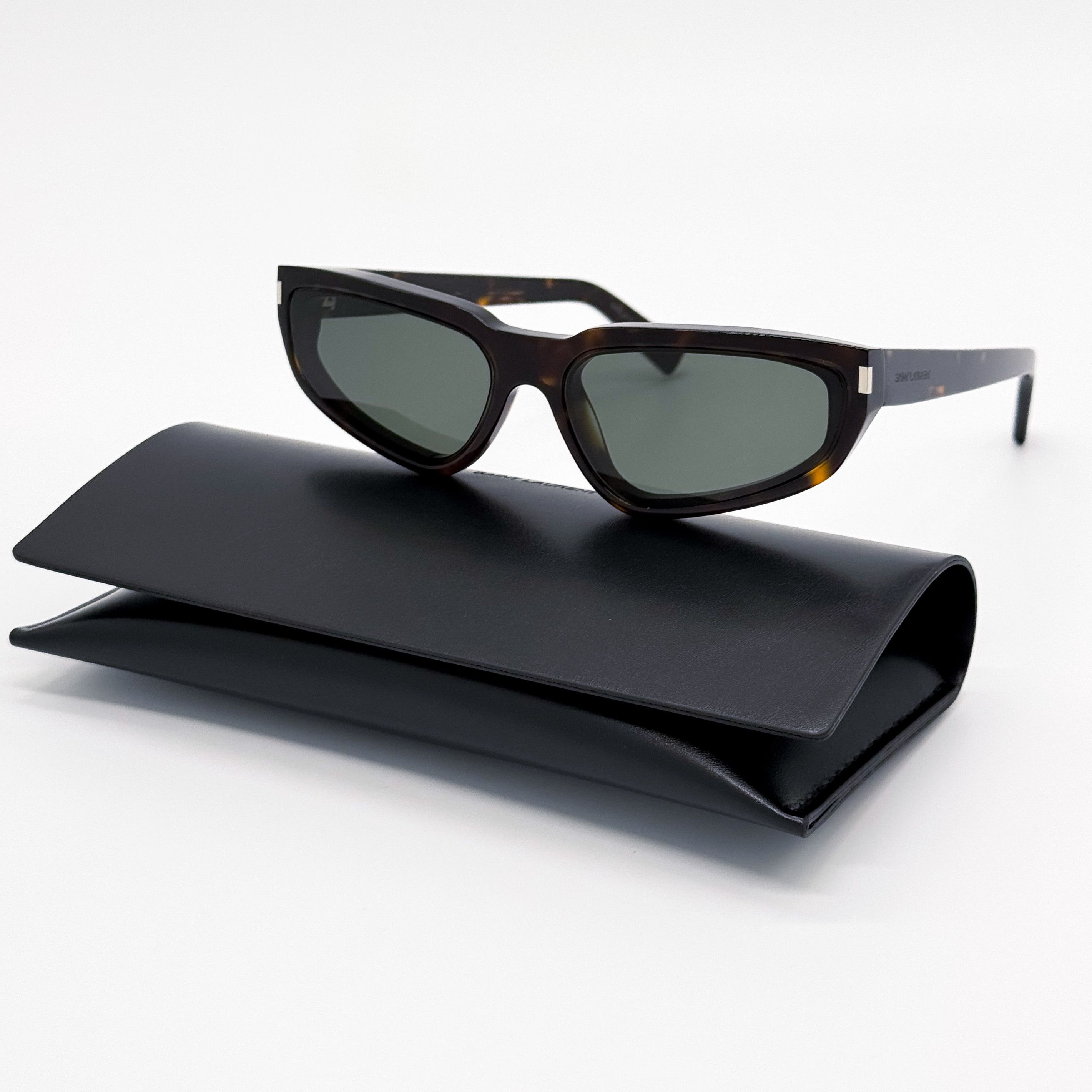 Yves Saint Laurent NEW SAINT LAURENT SL634 NOVA 002 WOMEN HAVANA SL 634 002 Size ONE SIZE - 1 Thumbnail