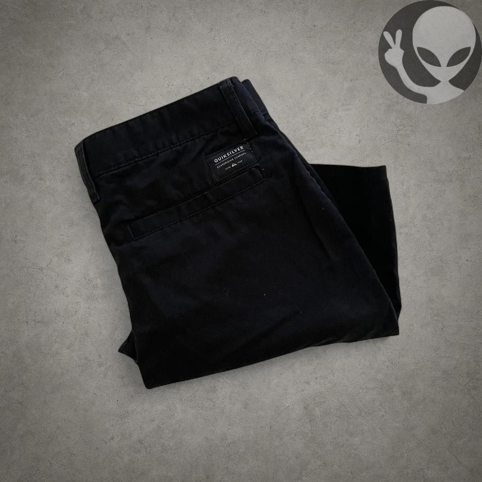 Quiksilver Quiksilver Men's Shorts 30 Black Chino Straight Fit Casual Size US 30 / EU 46 - 5 Thumbnail