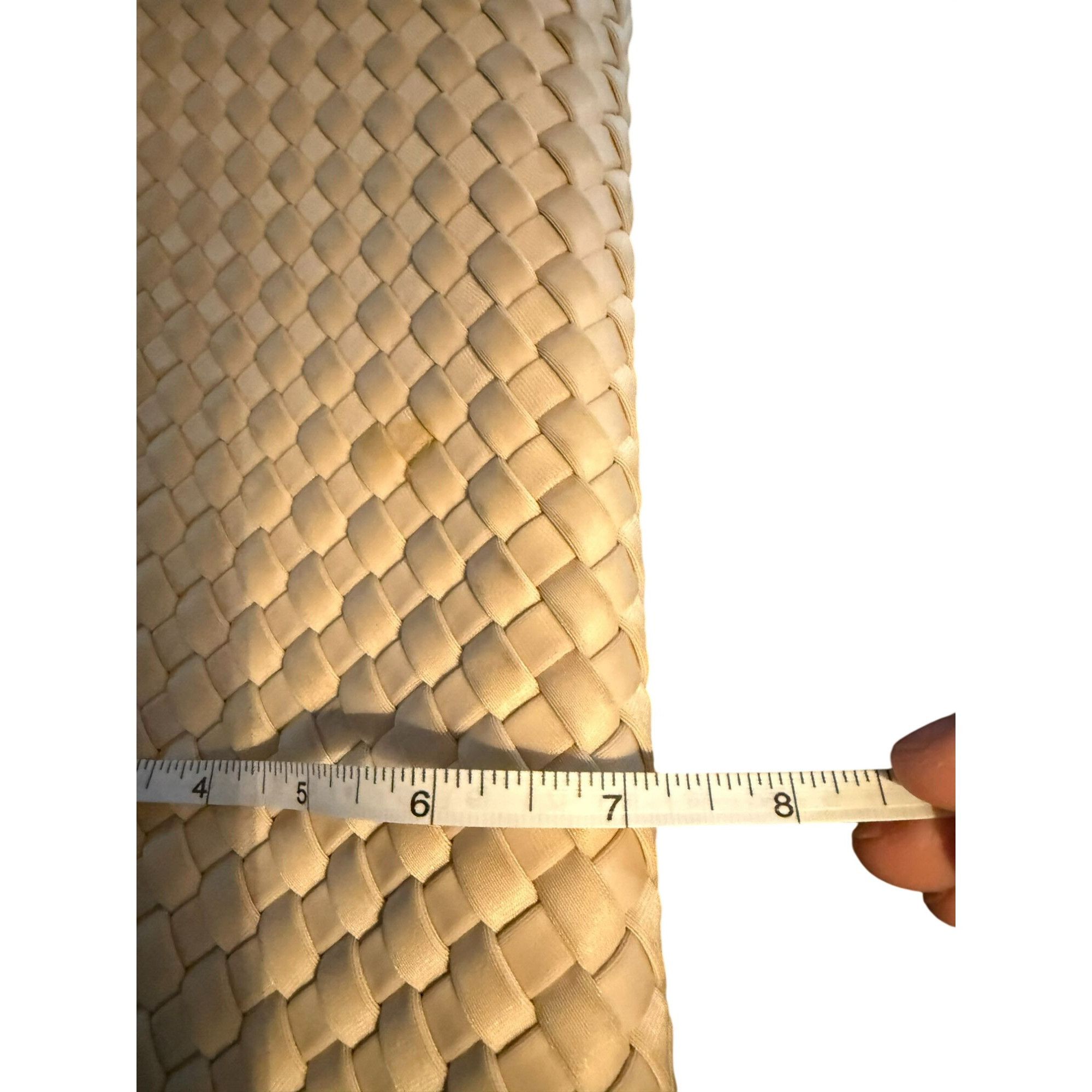 Other Naghedi Woven Beige Clutch Cosmetic Bag With Zipper Closure Size ONE SIZE - 9 Thumbnail