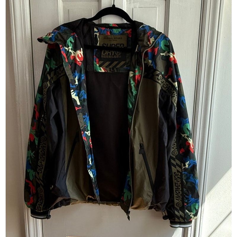 Superdry Superdry Hawk Colour Block Cagoule Jacket M50015ST - Large Size US L / EU 52-54 / 3 - 5 Thumbnail