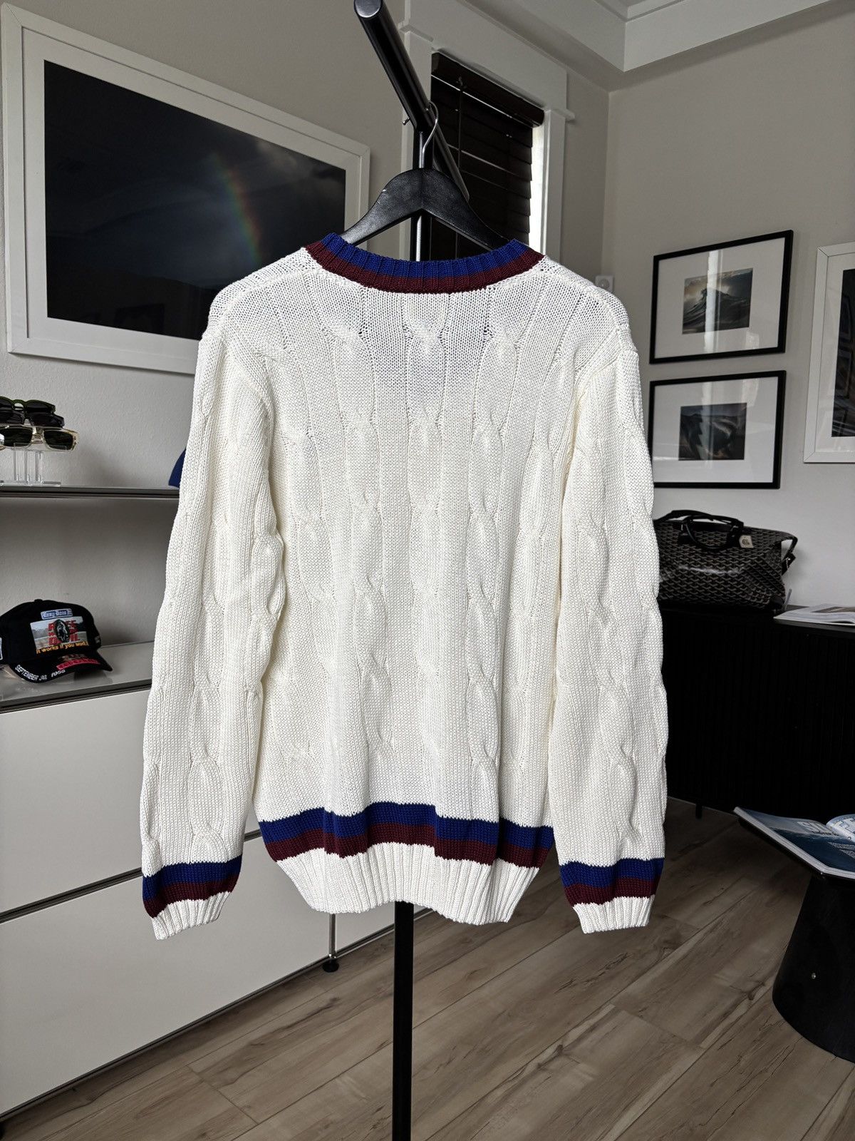 Bode BODE | KNIT LOGO TENNIS SWEATER Size US M / EU 48-50 / 2 - 4 Thumbnail