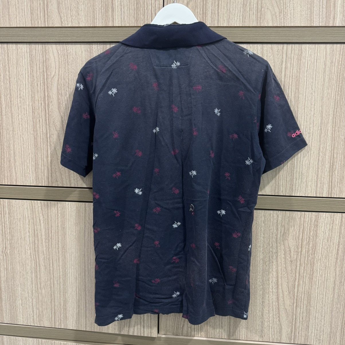 Adidas Vintage Adidas EFYB Palm Tree Pulkadot Tee Size US L / EU 52-54 / 3 - 2 Thumbnail