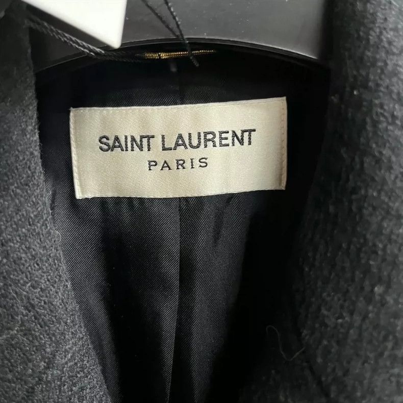 Saint Laurent Paris Saint Laurent Black Double-Breasted Jacket- Size US M / EU 48-50 / 2 - 3 Thumbnail