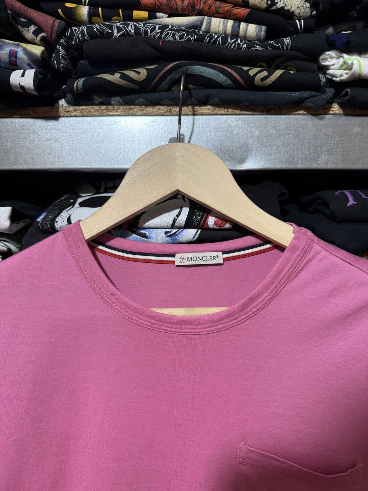 Moncler Luxury Moncler Maglia T-Shirt With Pocket Y2K Hype Size US S / EU 44-46 / 1 - 3 Thumbnail