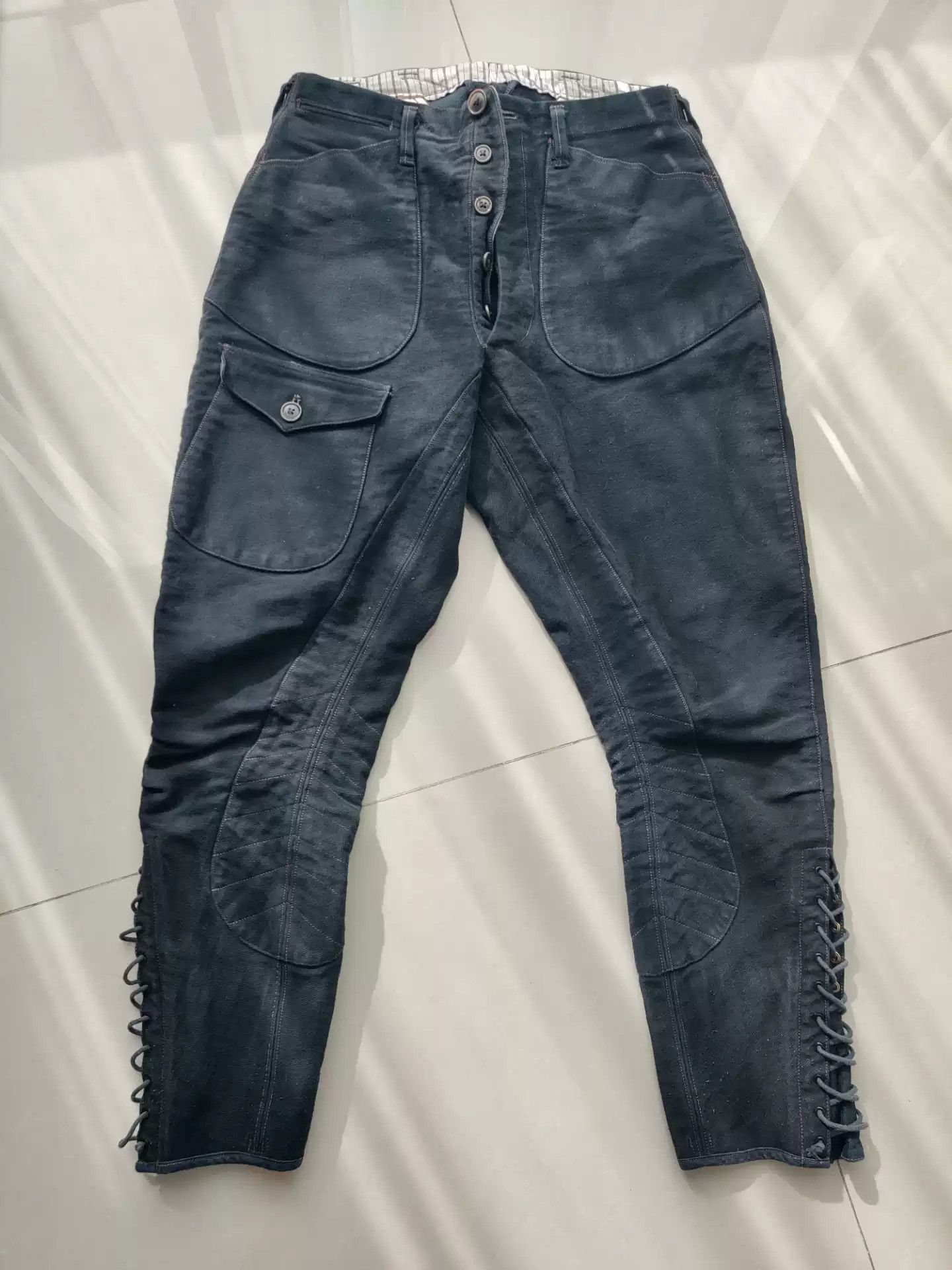 image of Freewheelers's First Year Breeches Pants Size 28 in Cyan, Men's