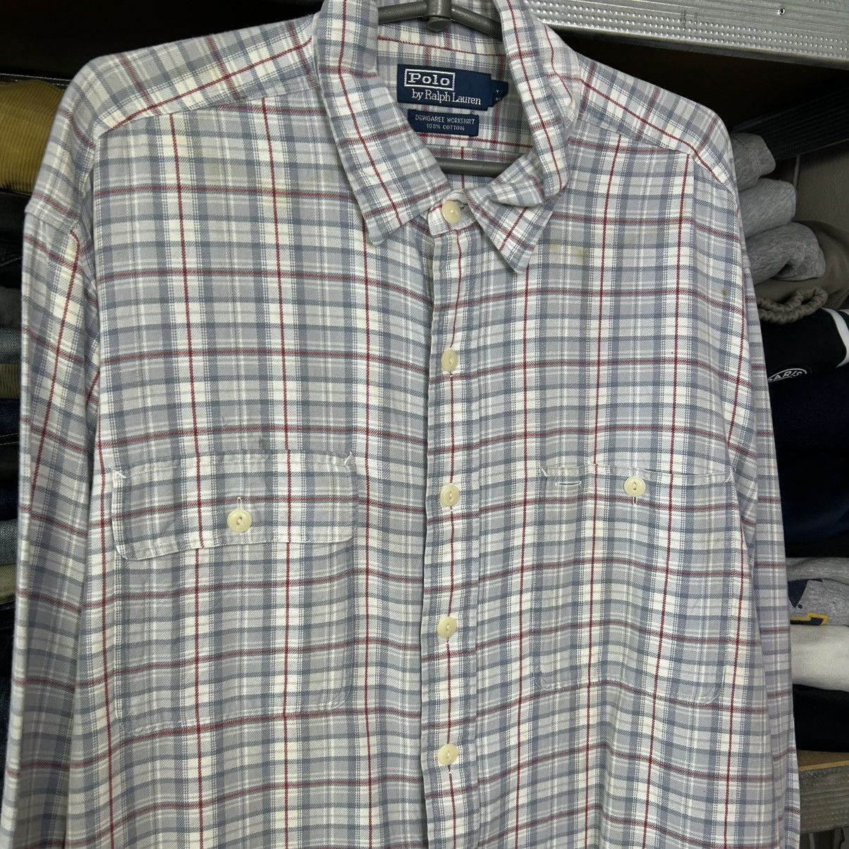 Polo Ralph Lauren Vintage Polo Ralph Lauren 90’s america style overshirt Size US L / EU 52-54 / 3 - 2 Thumbnail