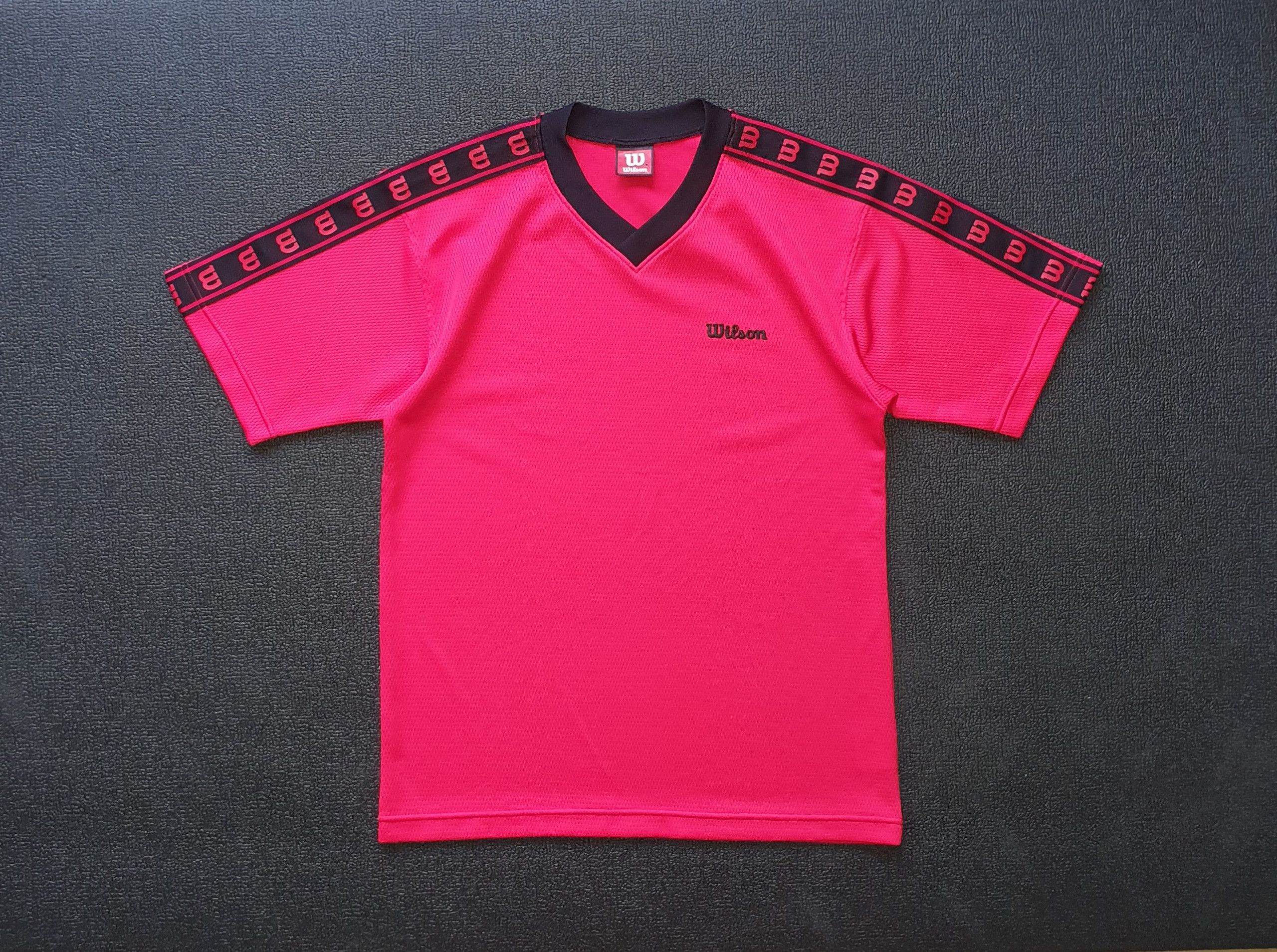 Vintage × Wilson WILSON Side Tape Sport 1990s Short Sleeve Jersey size S-M Size US S / EU 44-46 / 1 - 3 Thumbnail