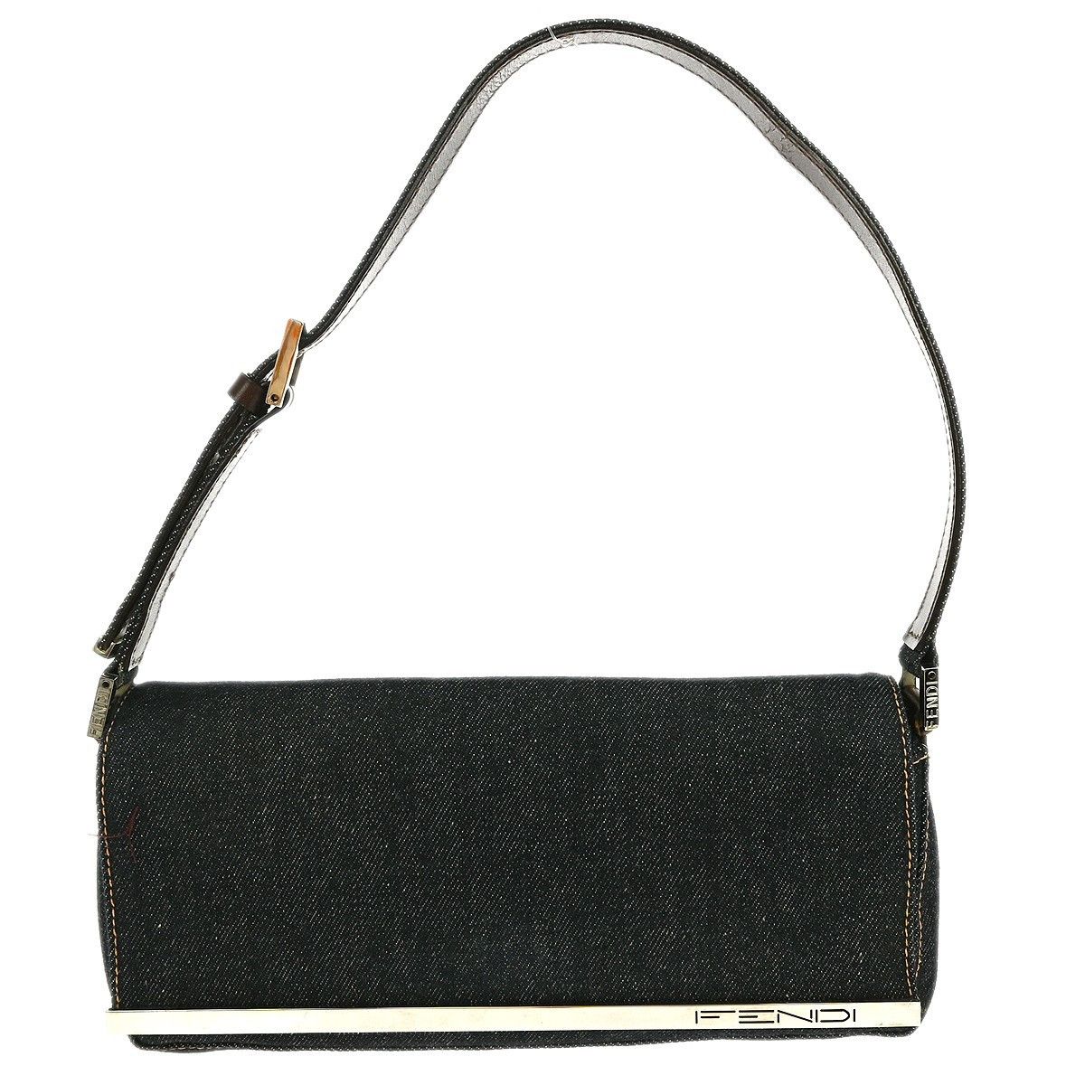 Fendi Vintage Shoulder Bag Denim