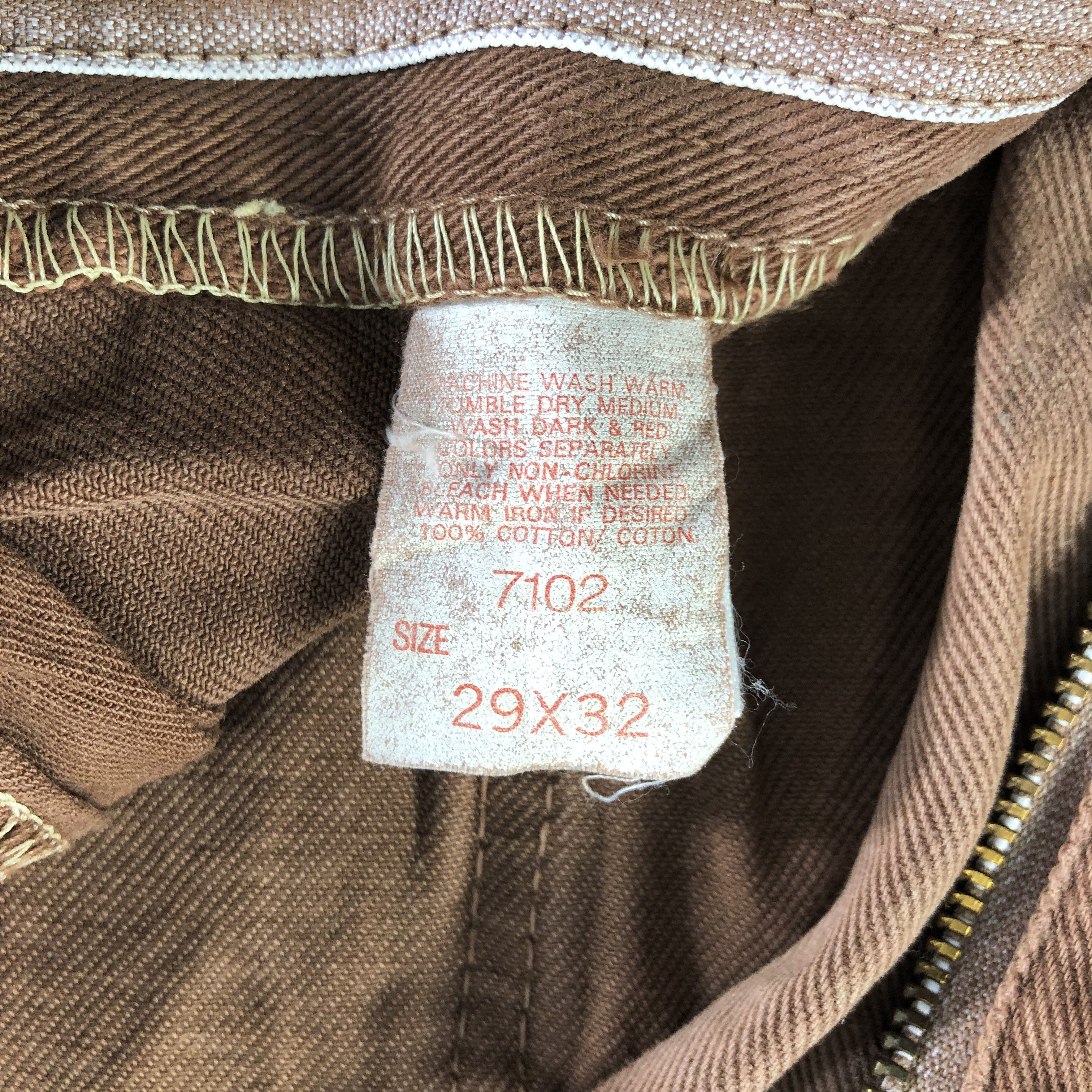 Lee Vintage Lee Jeans Earth Tone Denim KJ2976 Size US 27 - 9 Thumbnail