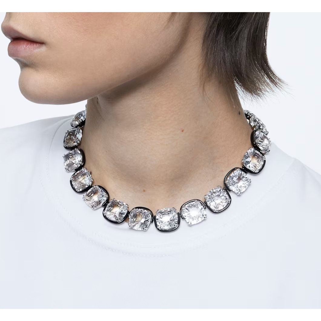 Swarovski Swarovski Harmonia choker Cushion cut, White, Necklace Size ONE SIZE - 8 Thumbnail