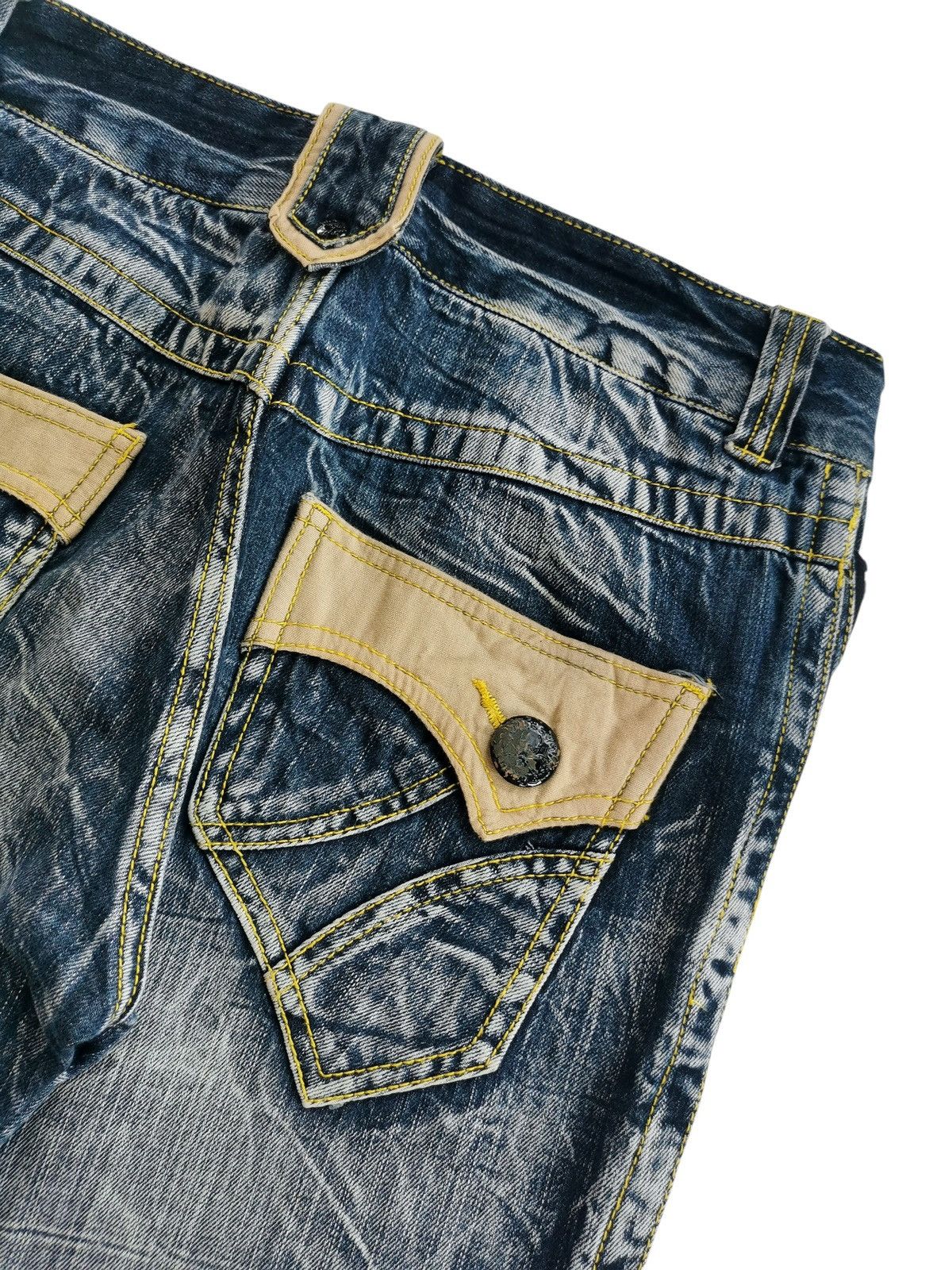 Tornado Mart Blow By Blue whiskering jeans style tornado mart Size US 30 / EU 46 - 5 Thumbnail